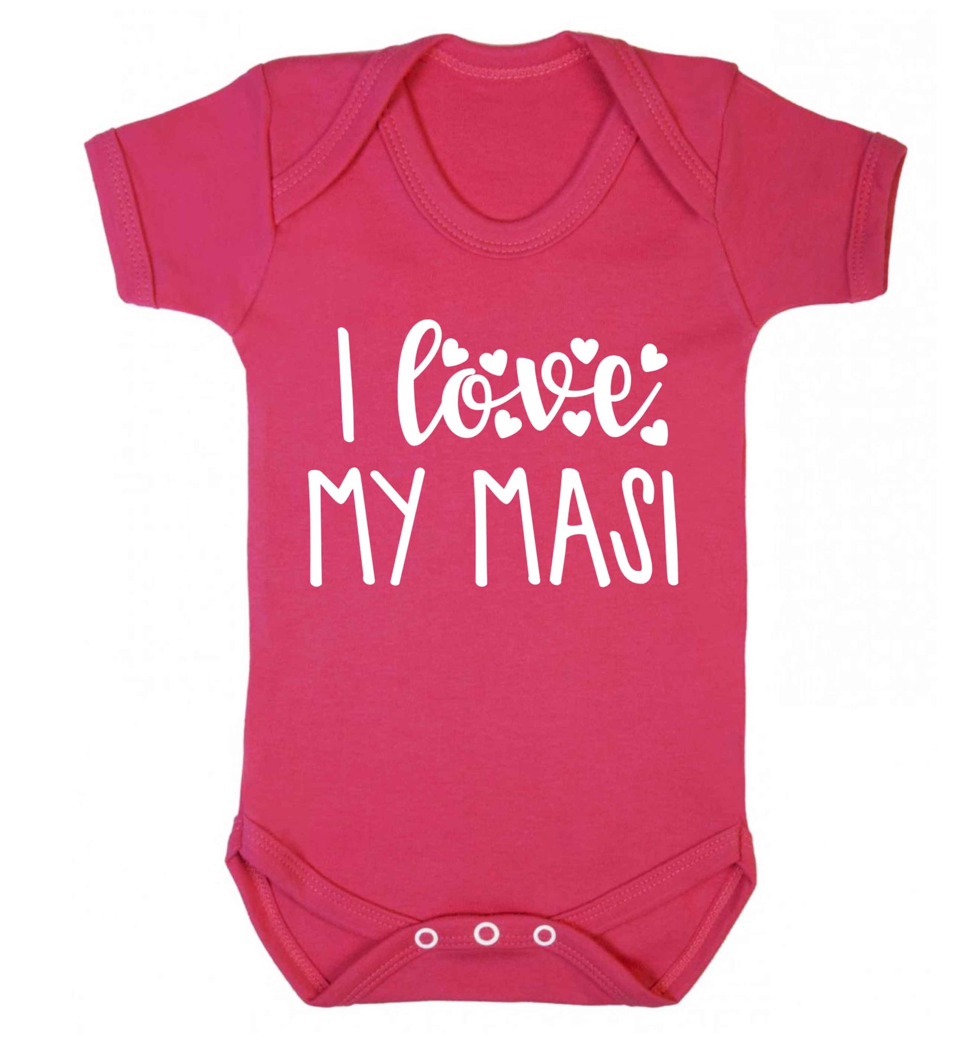 I love my masi Baby Vest dark pink 18-24 months