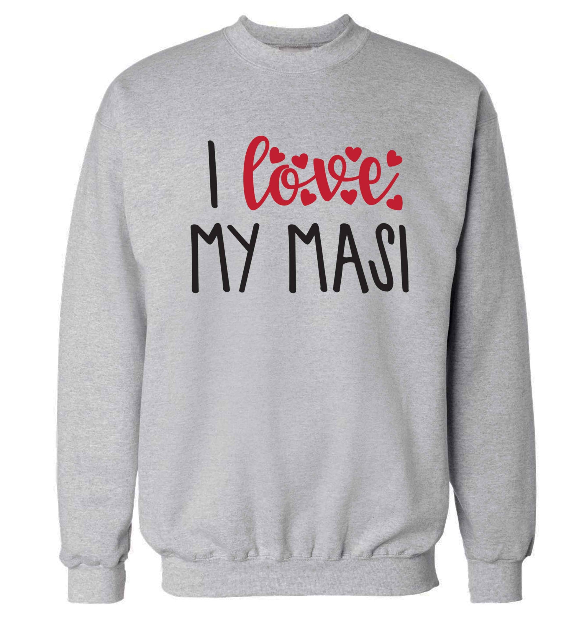 I love my masi Adult's unisex grey Sweater 2XL