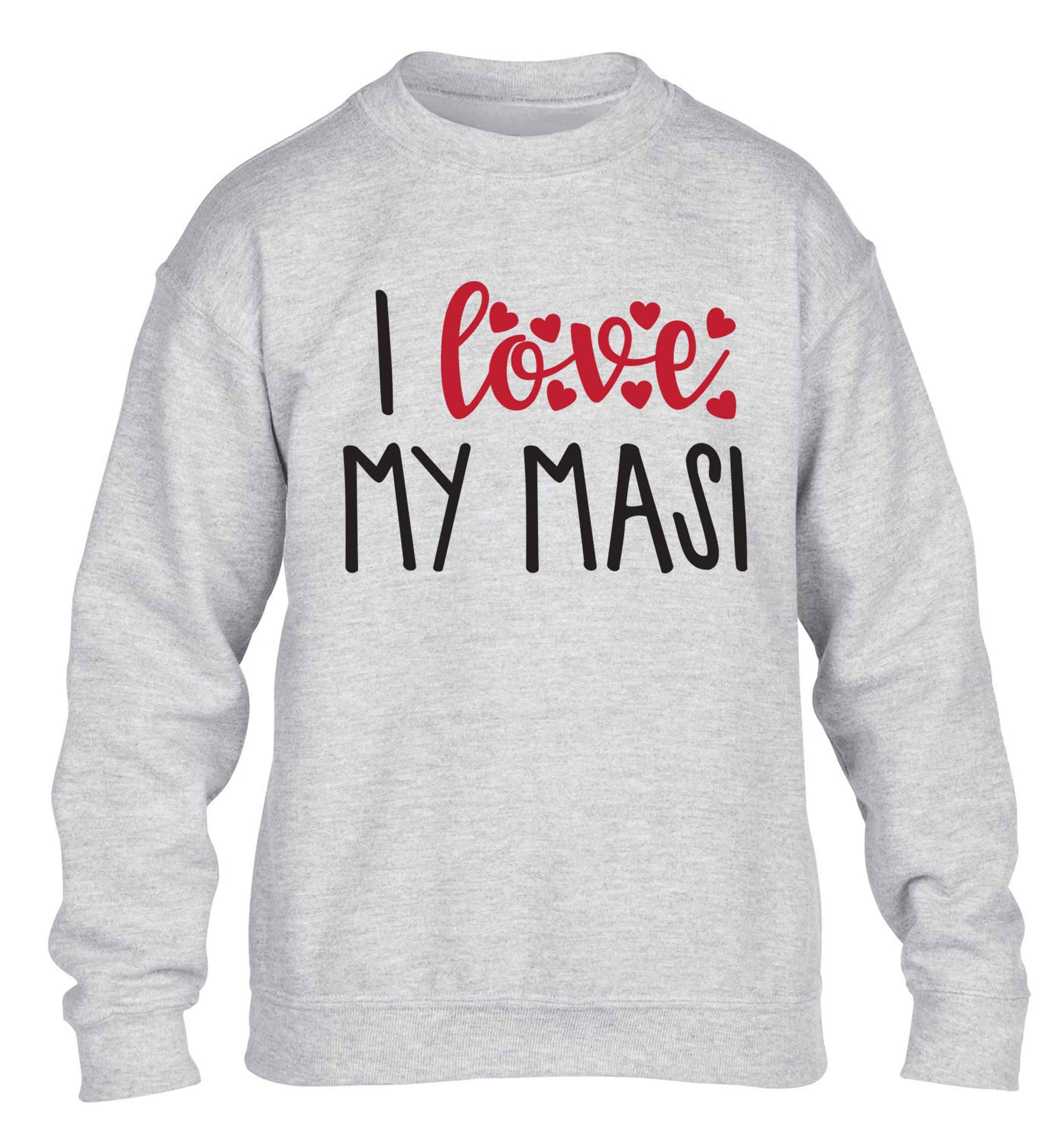 I love my masi children's grey sweater 12-13 Years