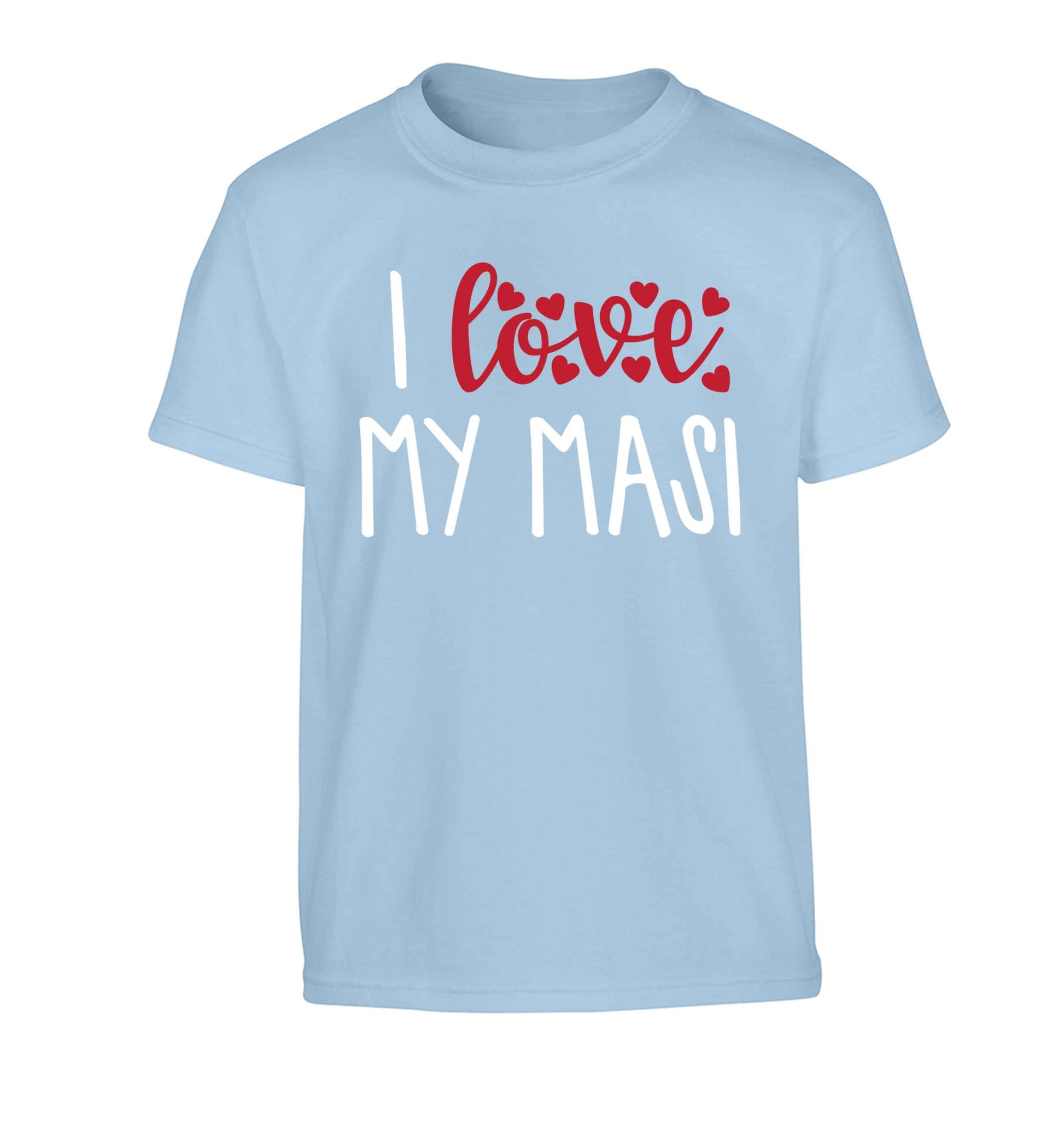 I love my masi Children's light blue Tshirt 12-13 Years
