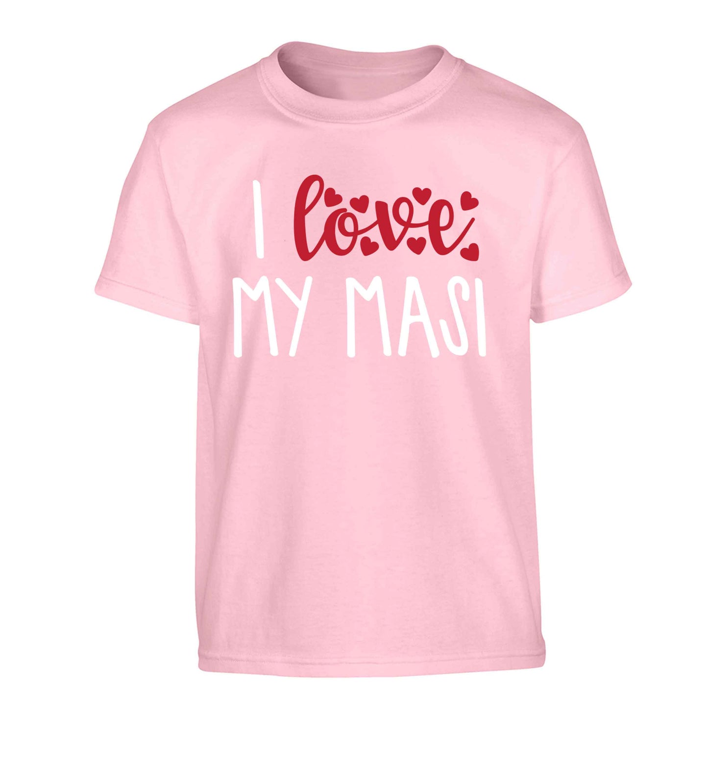 I love my masi Children's light pink Tshirt 12-13 Years