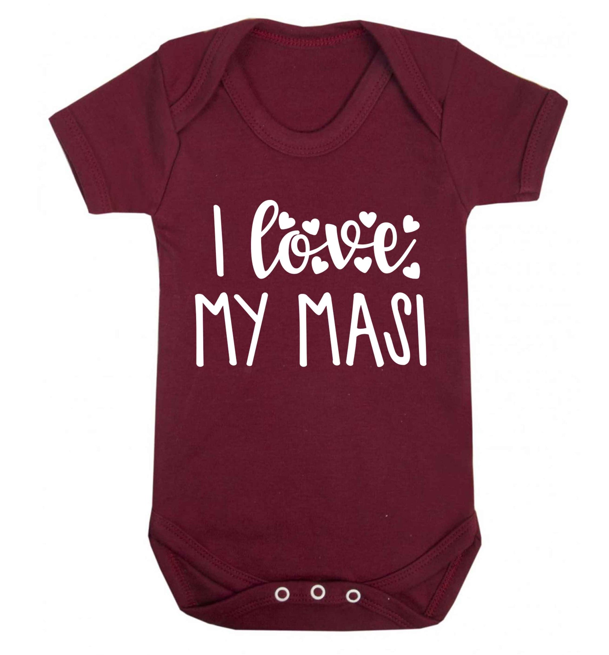 I love my masi Baby Vest maroon 18-24 months