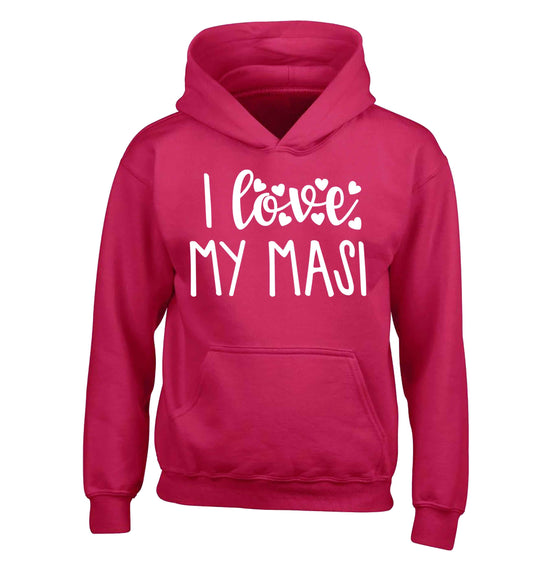 I love my masi children's pink hoodie 12-13 Years