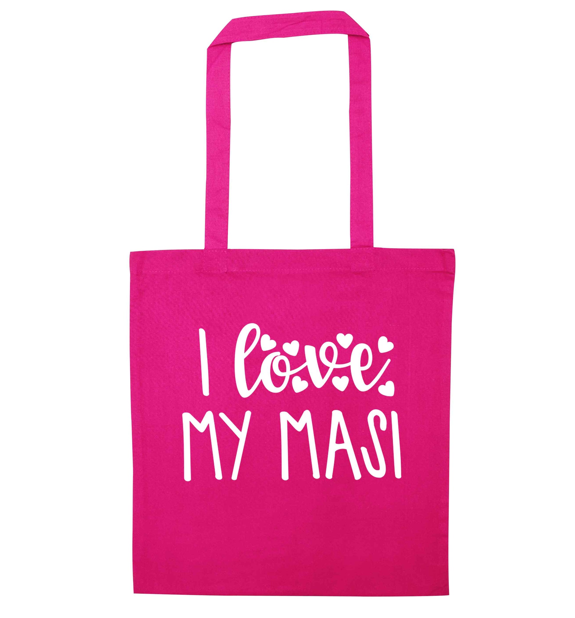 I love my masi pink tote bag