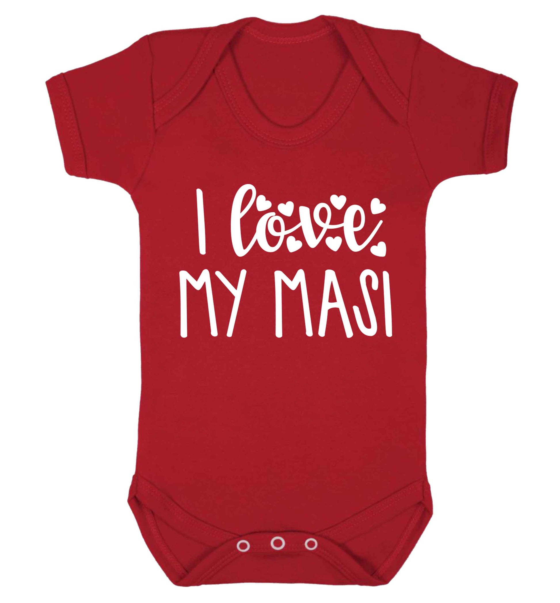 I love my masi Baby Vest red 18-24 months