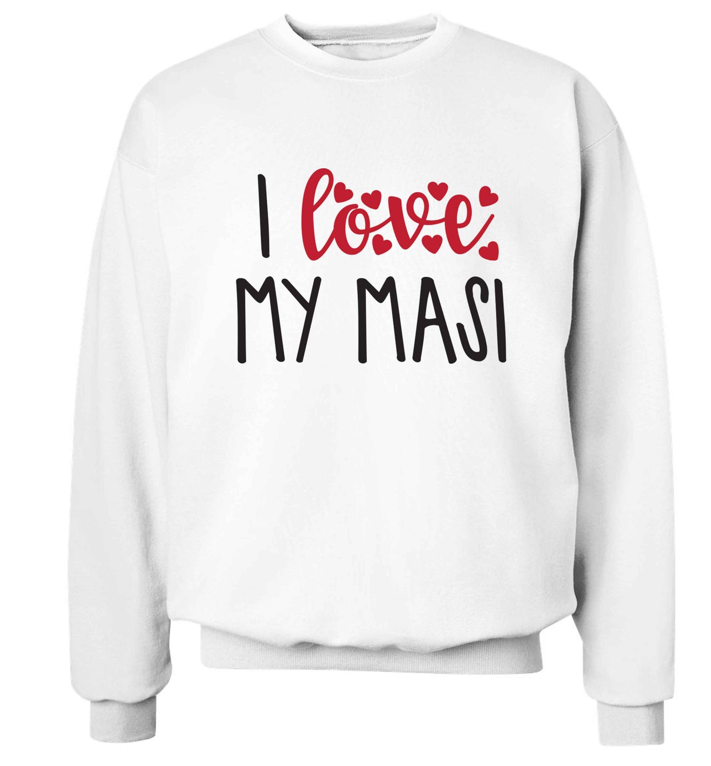 I love my masi Adult's unisex white Sweater 2XL