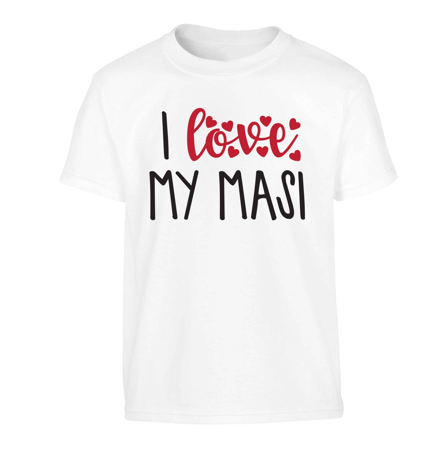 I love my masi Children's white Tshirt 12-13 Years