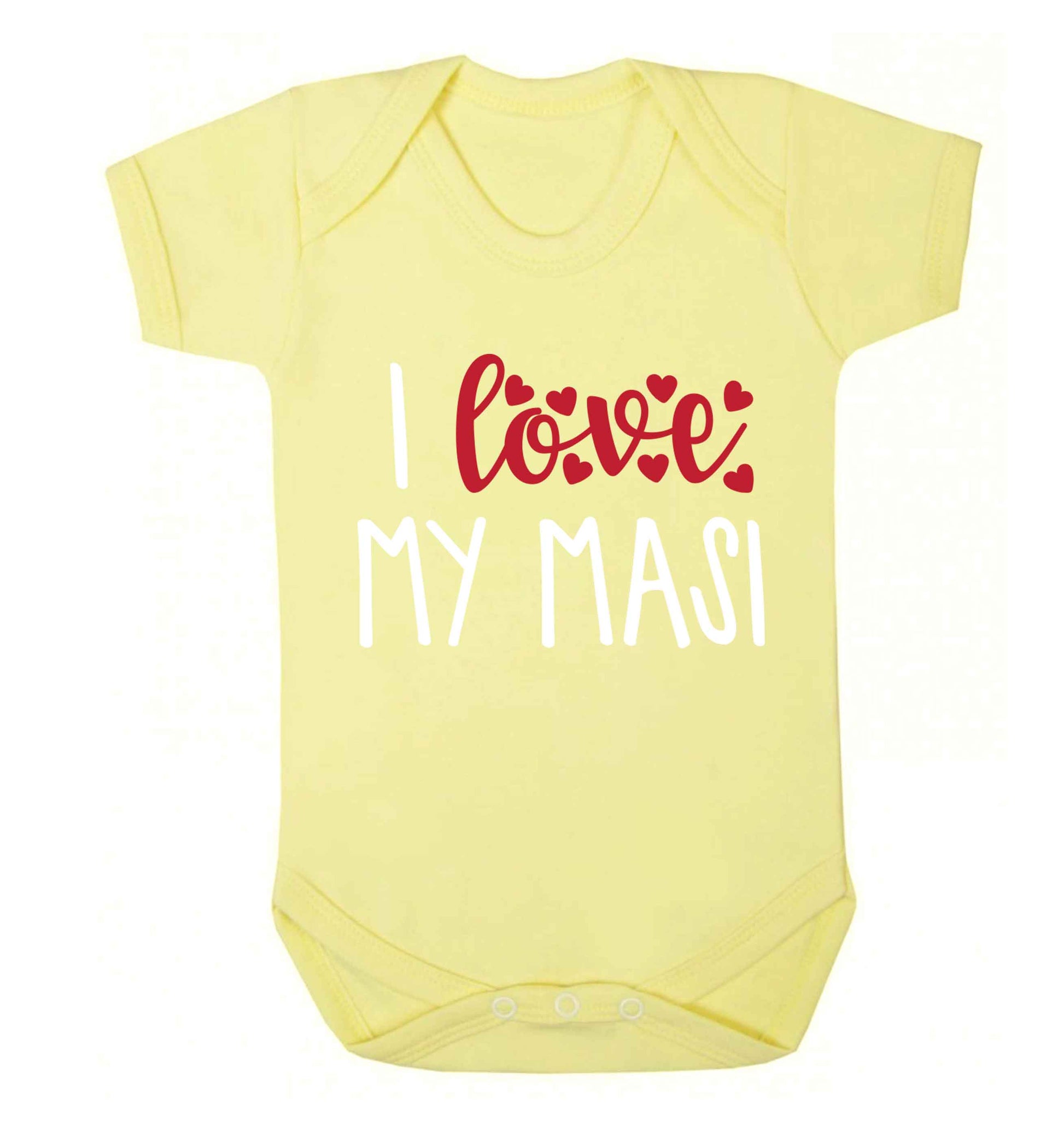 I love my masi Baby Vest pale yellow 18-24 months
