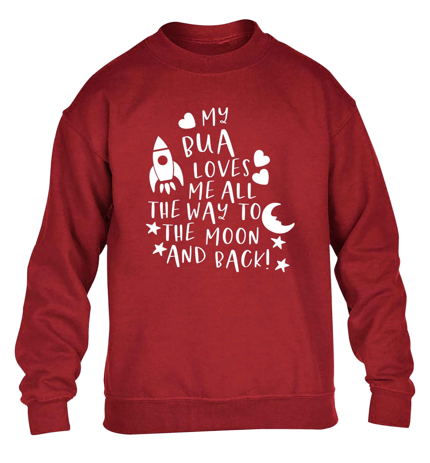 My bua loves me all they way to the moon and back children's grey sweater 12-13 Years