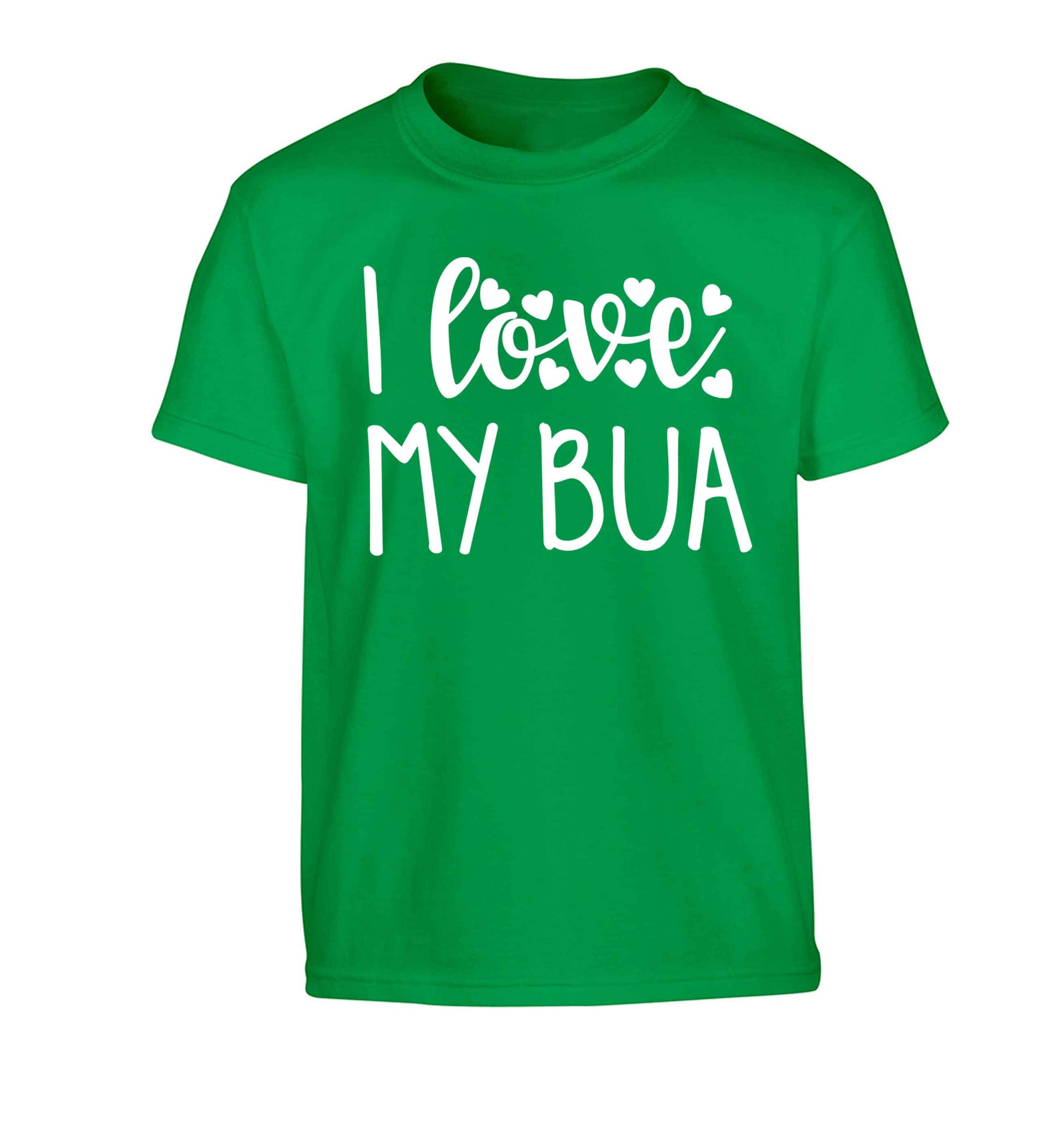 I love my bua Children's green Tshirt 12-13 Years