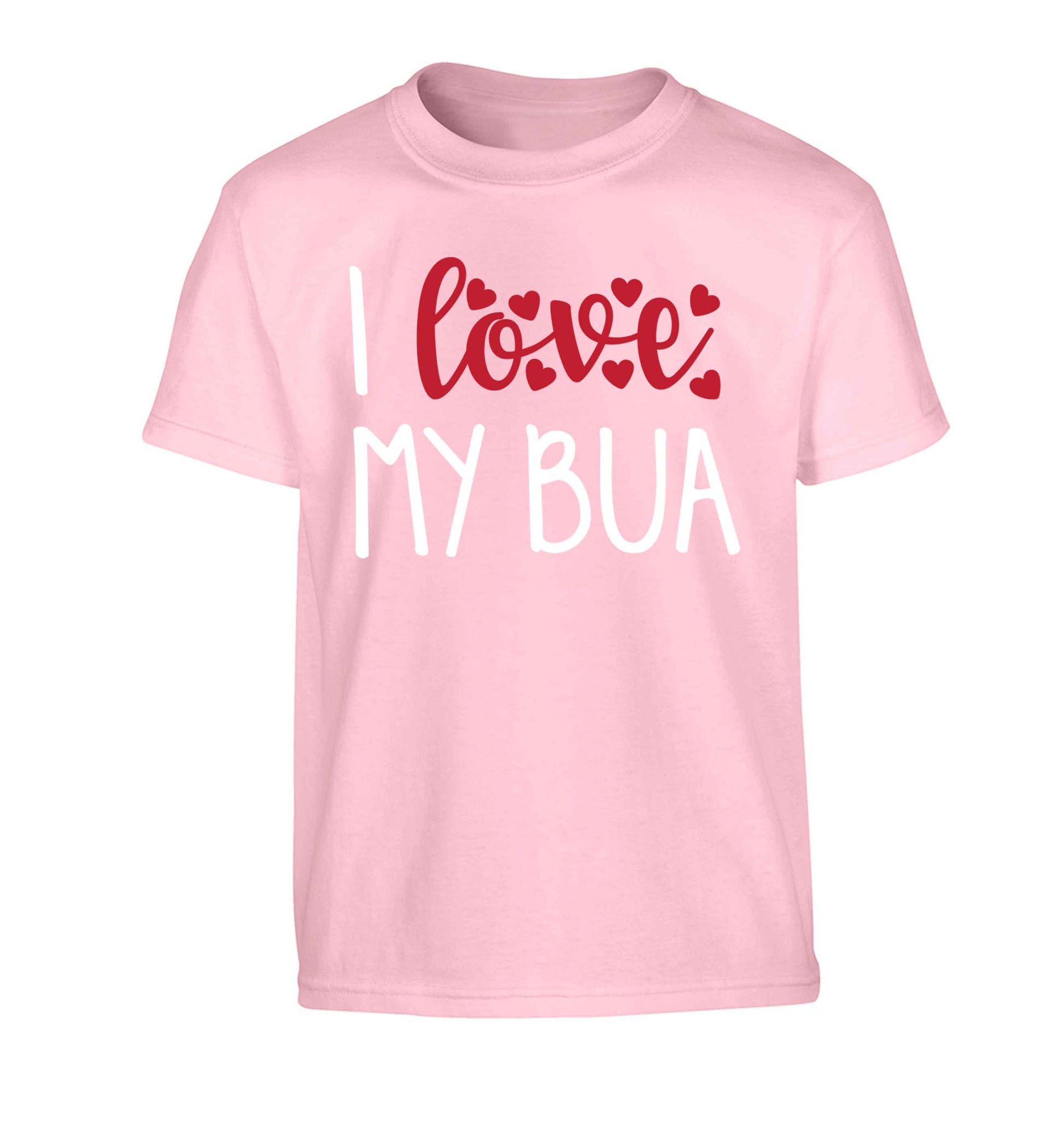 I love my bua Children's light pink Tshirt 12-13 Years