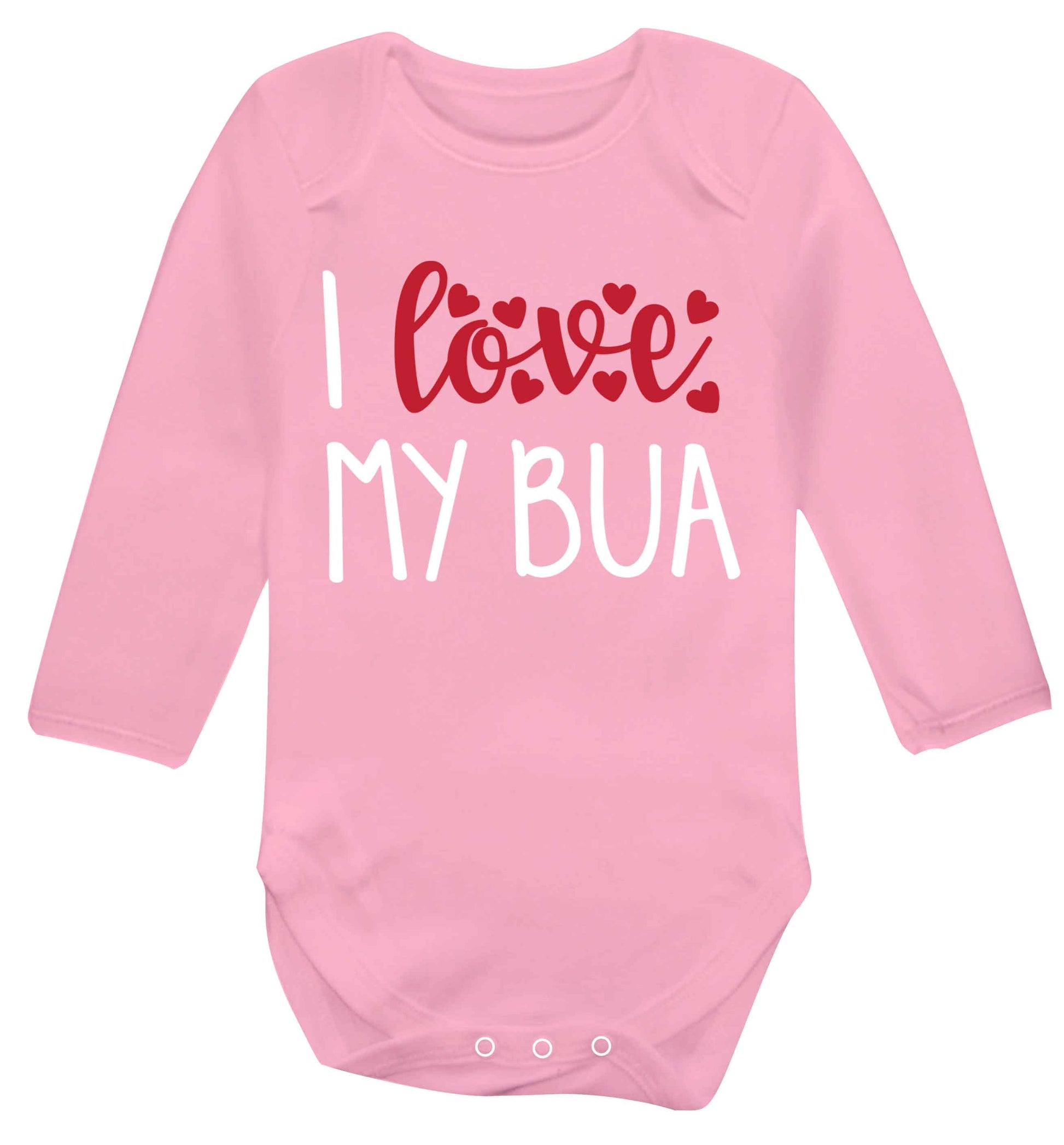 I love my bua Baby Vest long sleeved pale pink 6-12 months