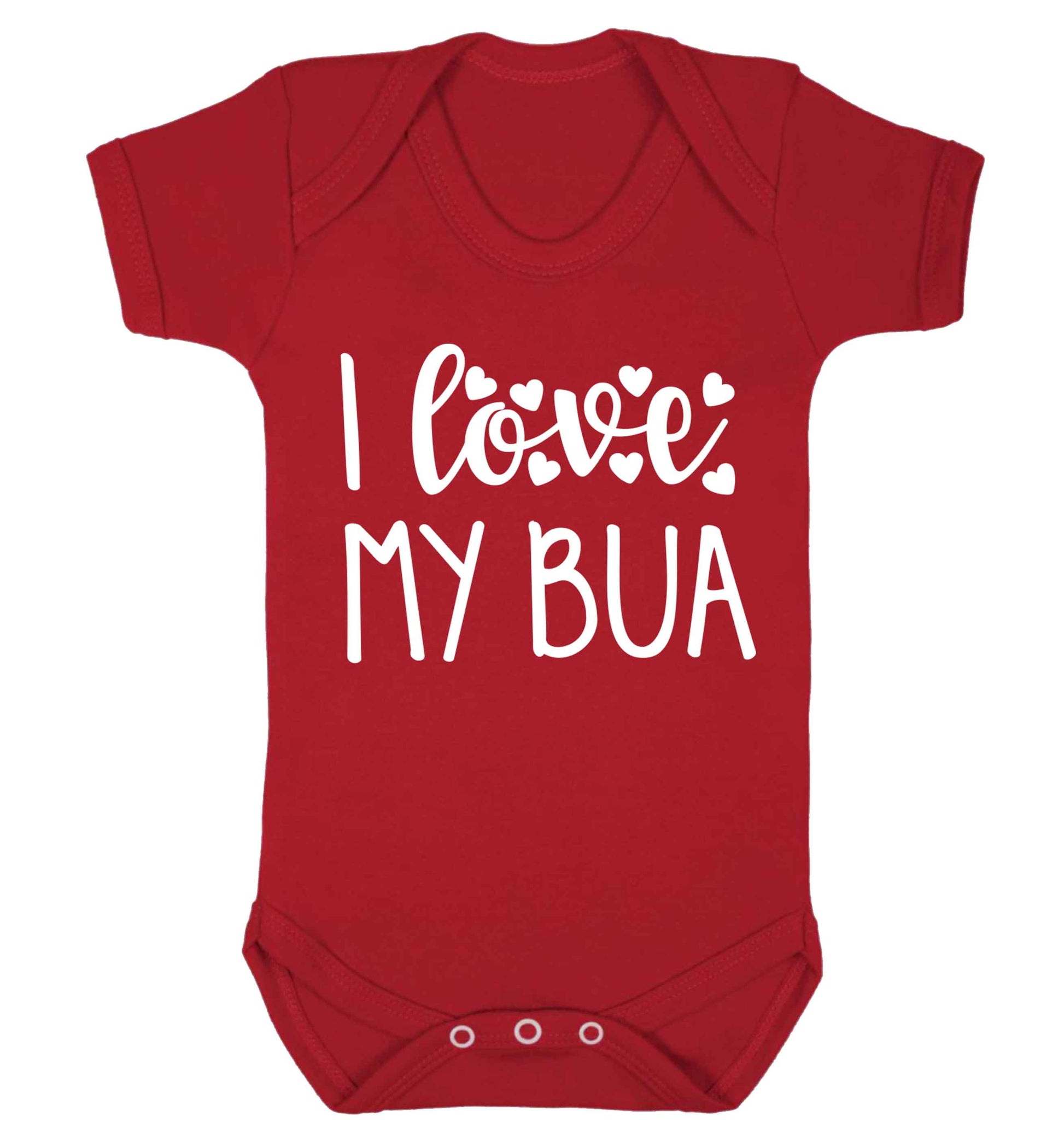 I love my bua Baby Vest red 18-24 months