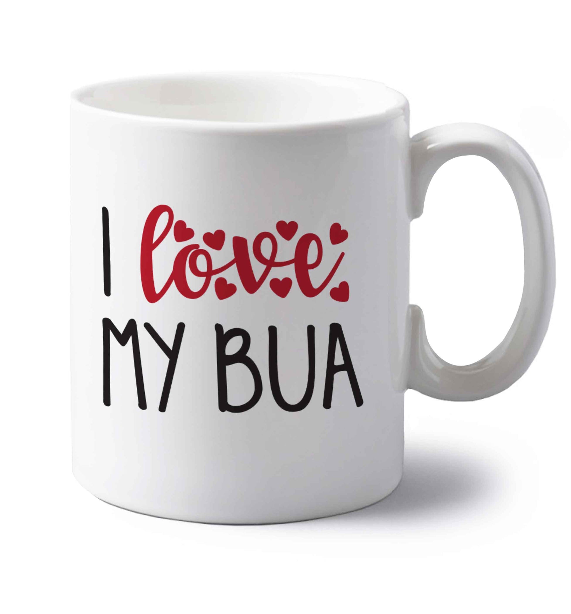 I love my bua left handed white ceramic mug 