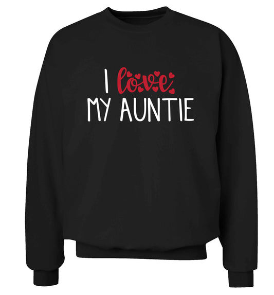 I love my auntie Adult's unisex black Sweater 2XL