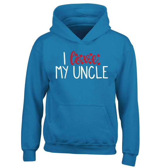 I love my uncle children's blue hoodie 12-13 Years