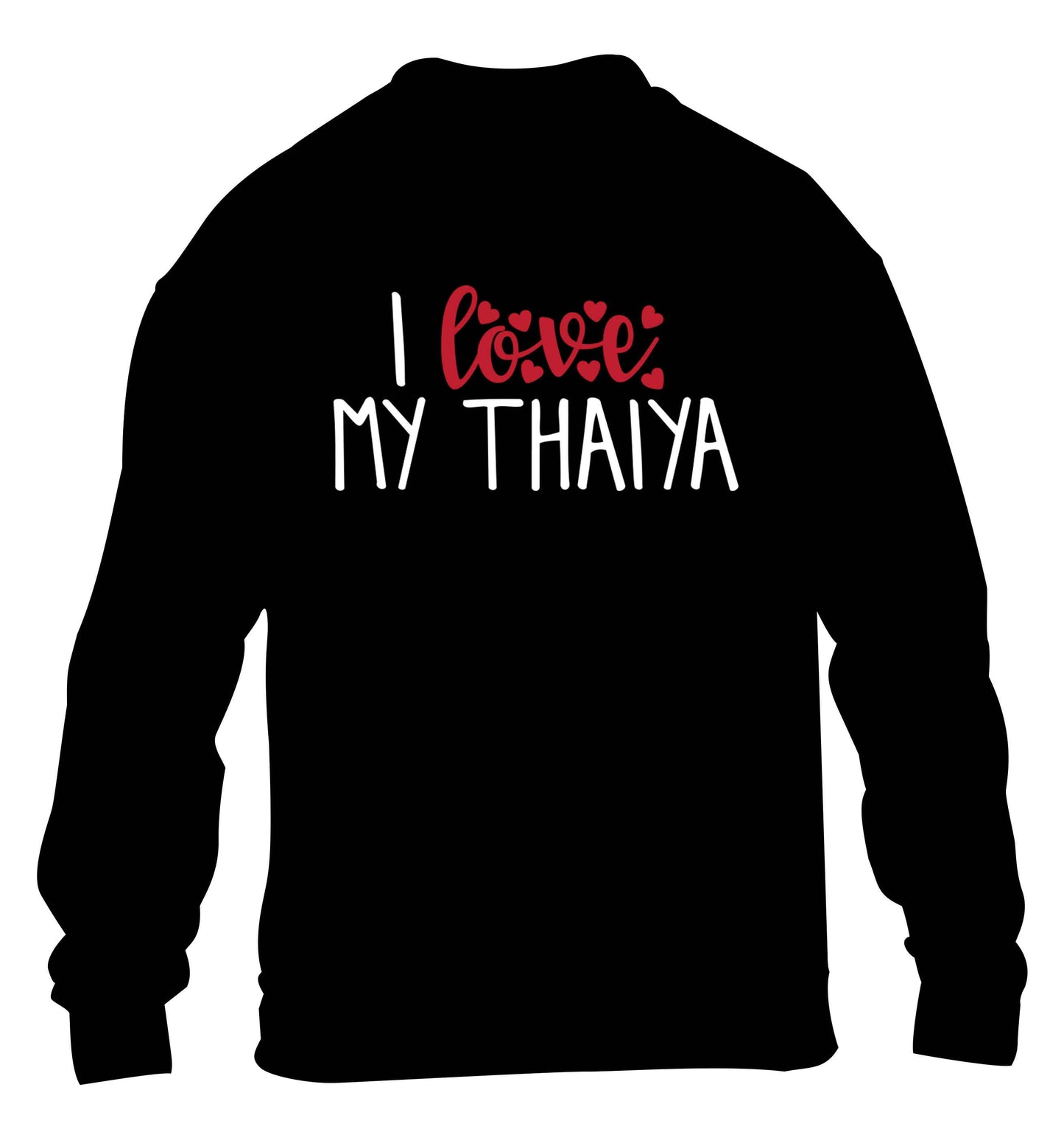 I love my thaiya children's black sweater 12-13 Years