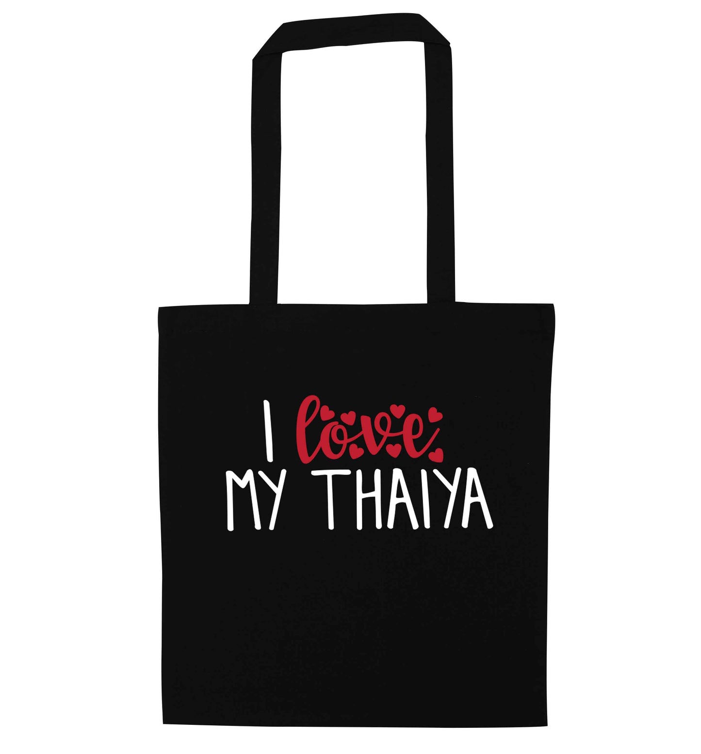 I love my thaiya black tote bag