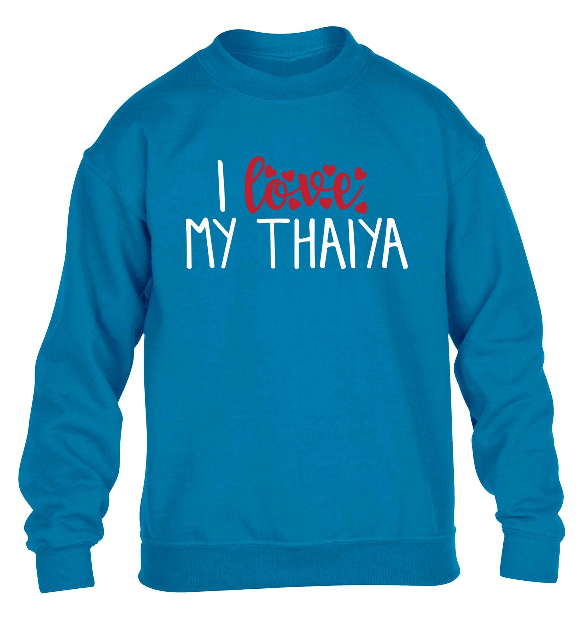 I love my thaiya children's blue sweater 12-13 Years