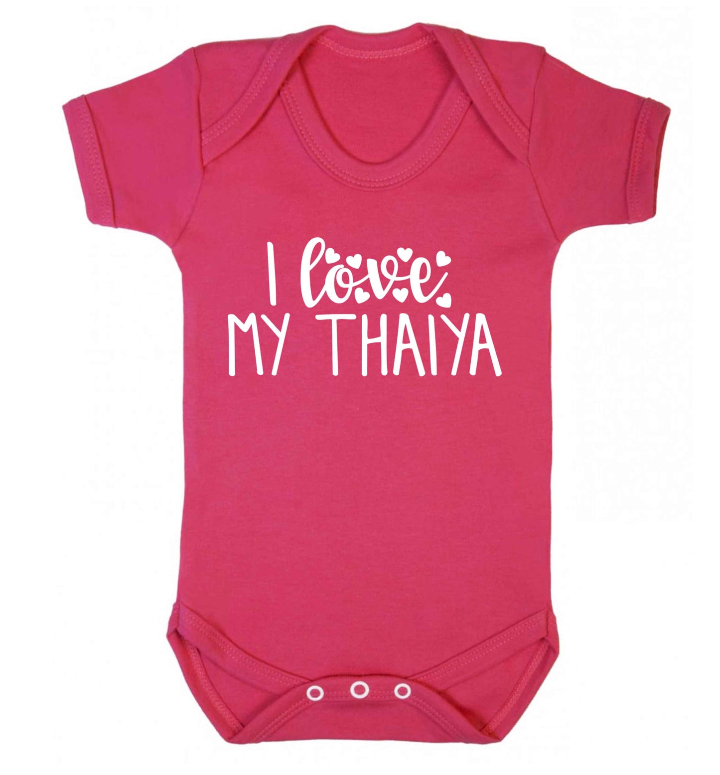 I love my thaiya Baby Vest dark pink 18-24 months
