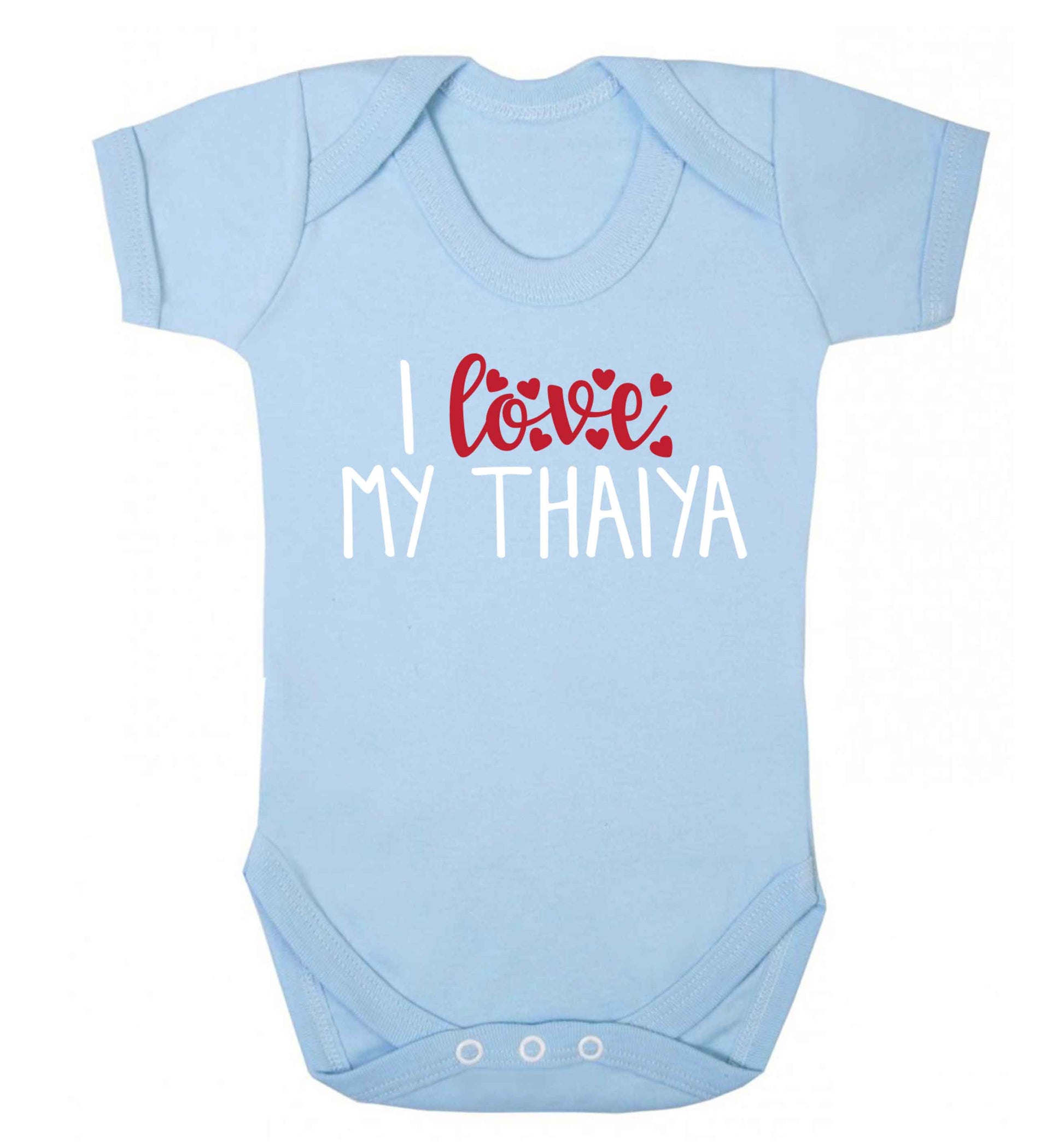 I love my thaiya Baby Vest pale blue 18-24 months