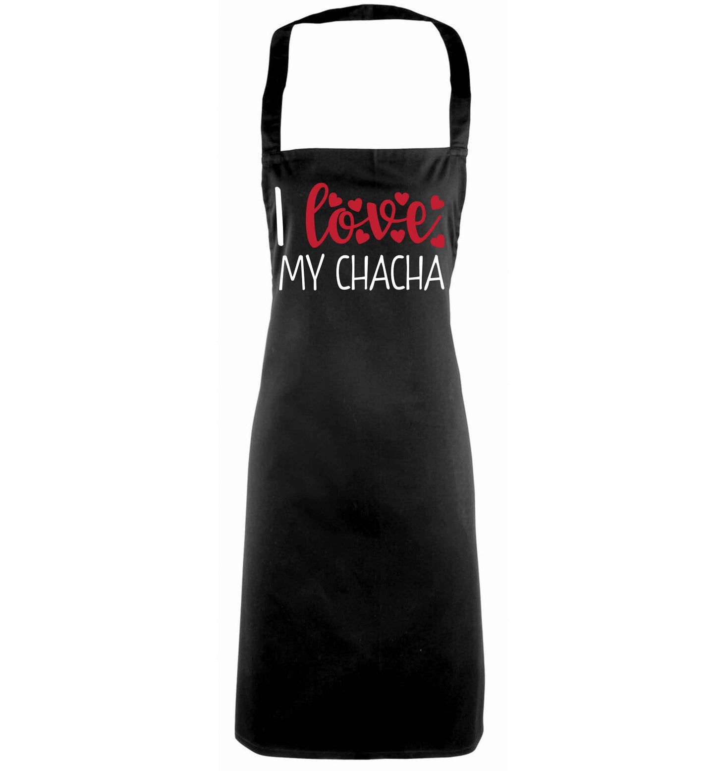 I love my chacha black apron