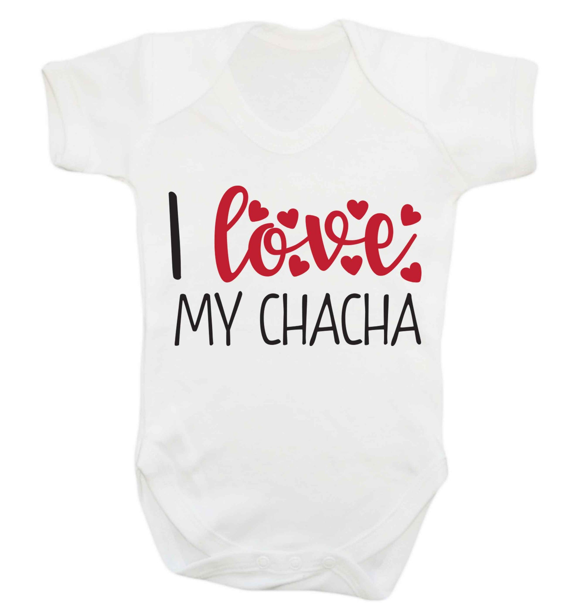 I love my chacha Baby Vest white 18-24 months