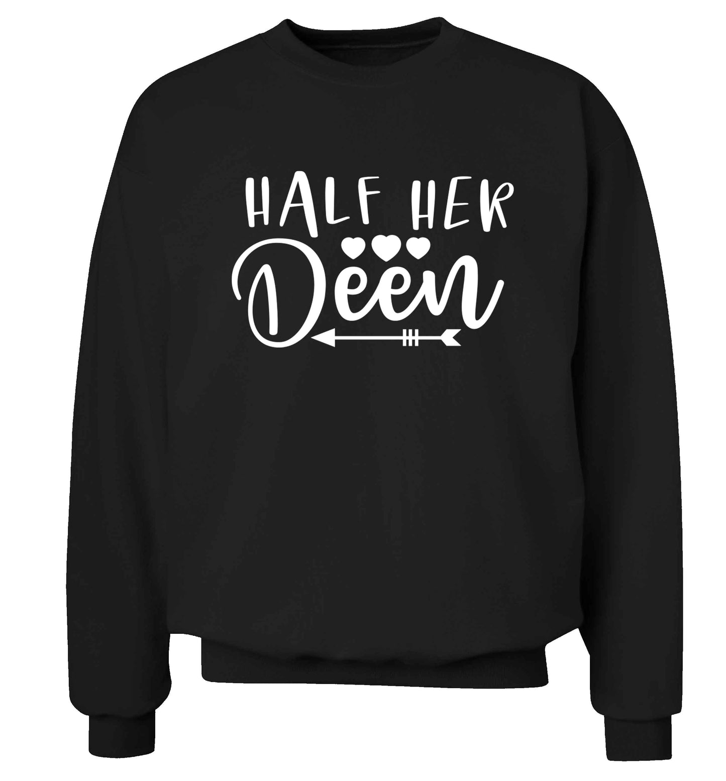Half her deen Adult's unisex black Sweater 2XL