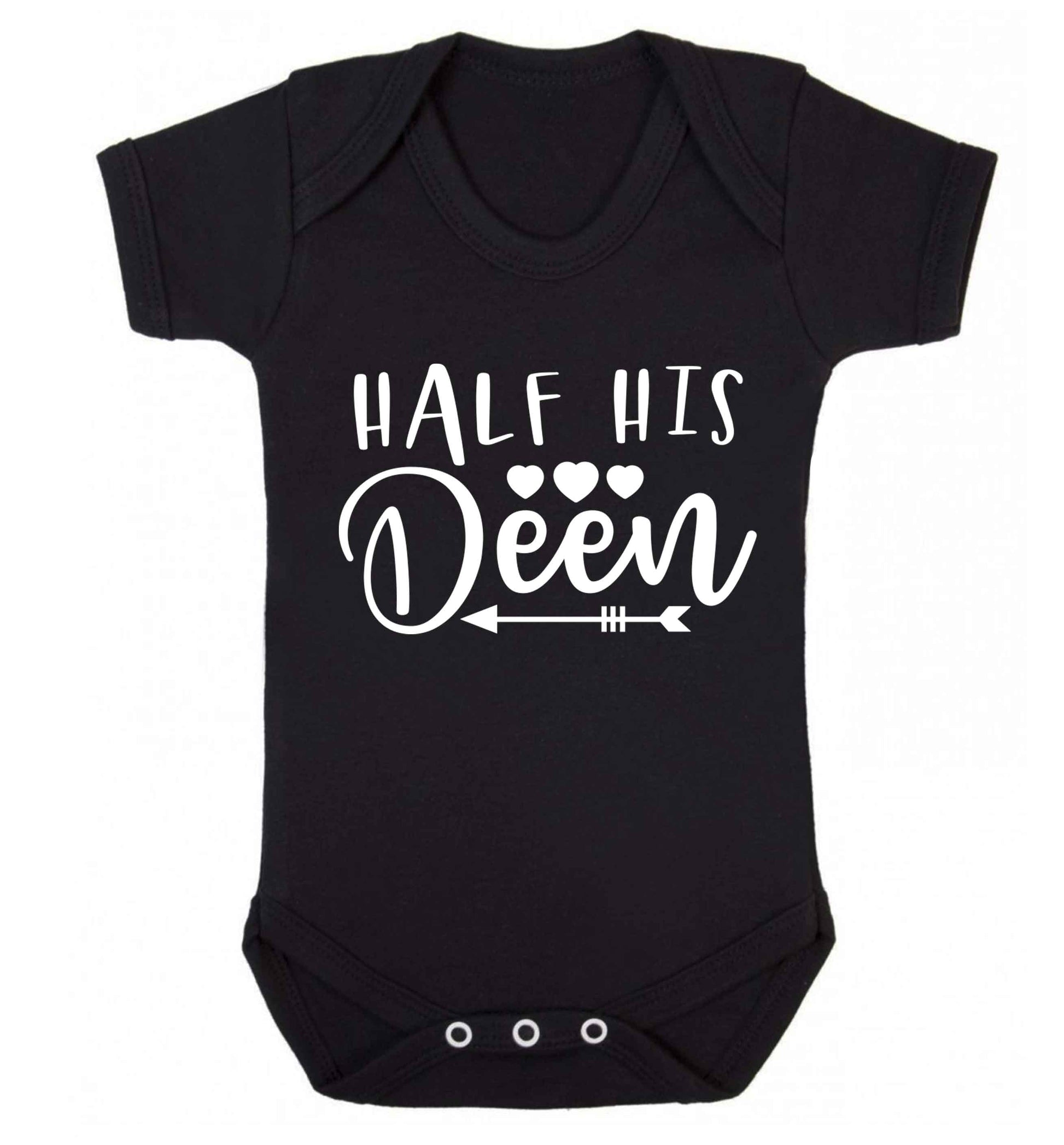 Half his deen Baby Vest black 18-24 months