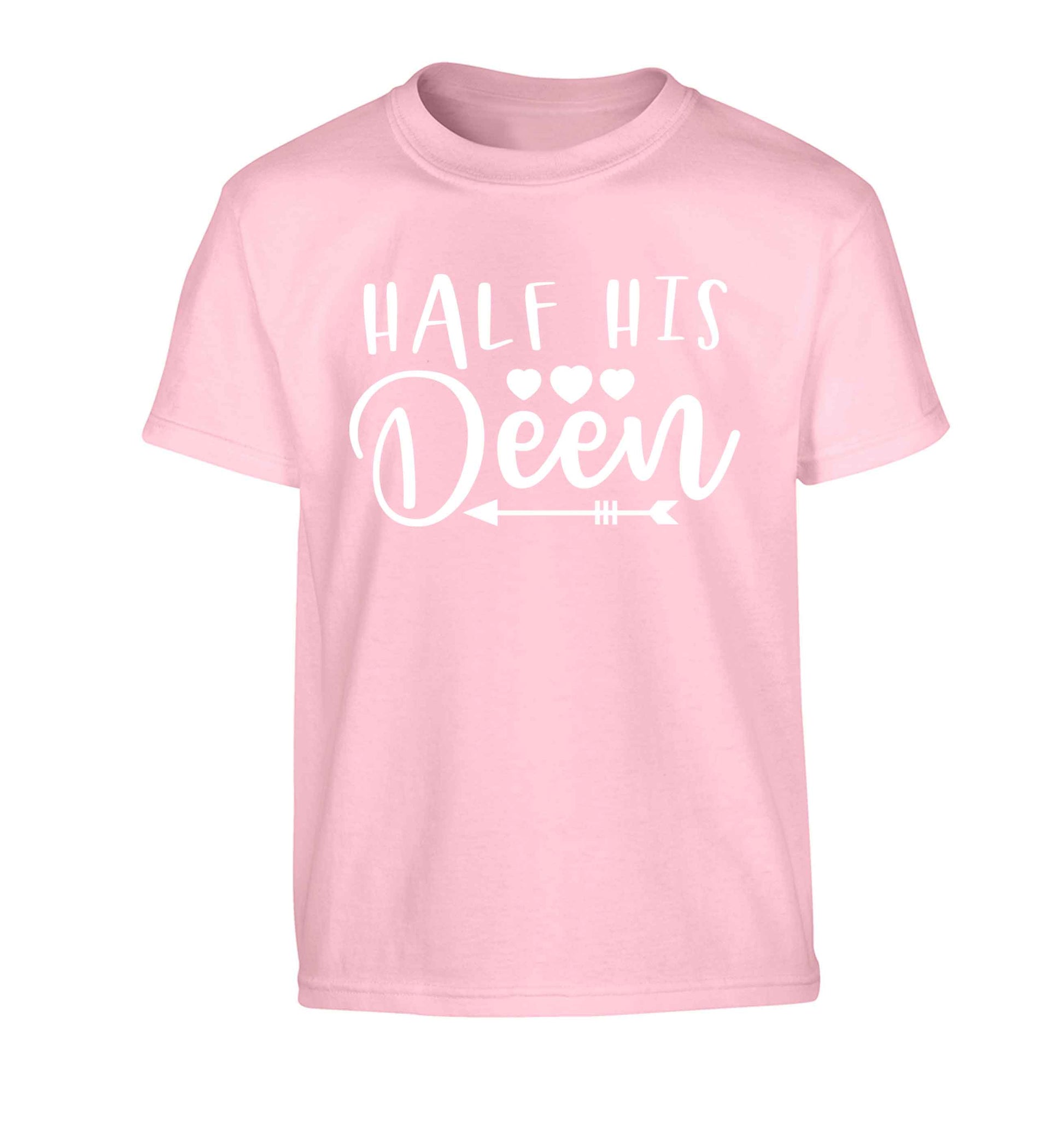 Half his deen Children's light pink Tshirt 12-13 Years