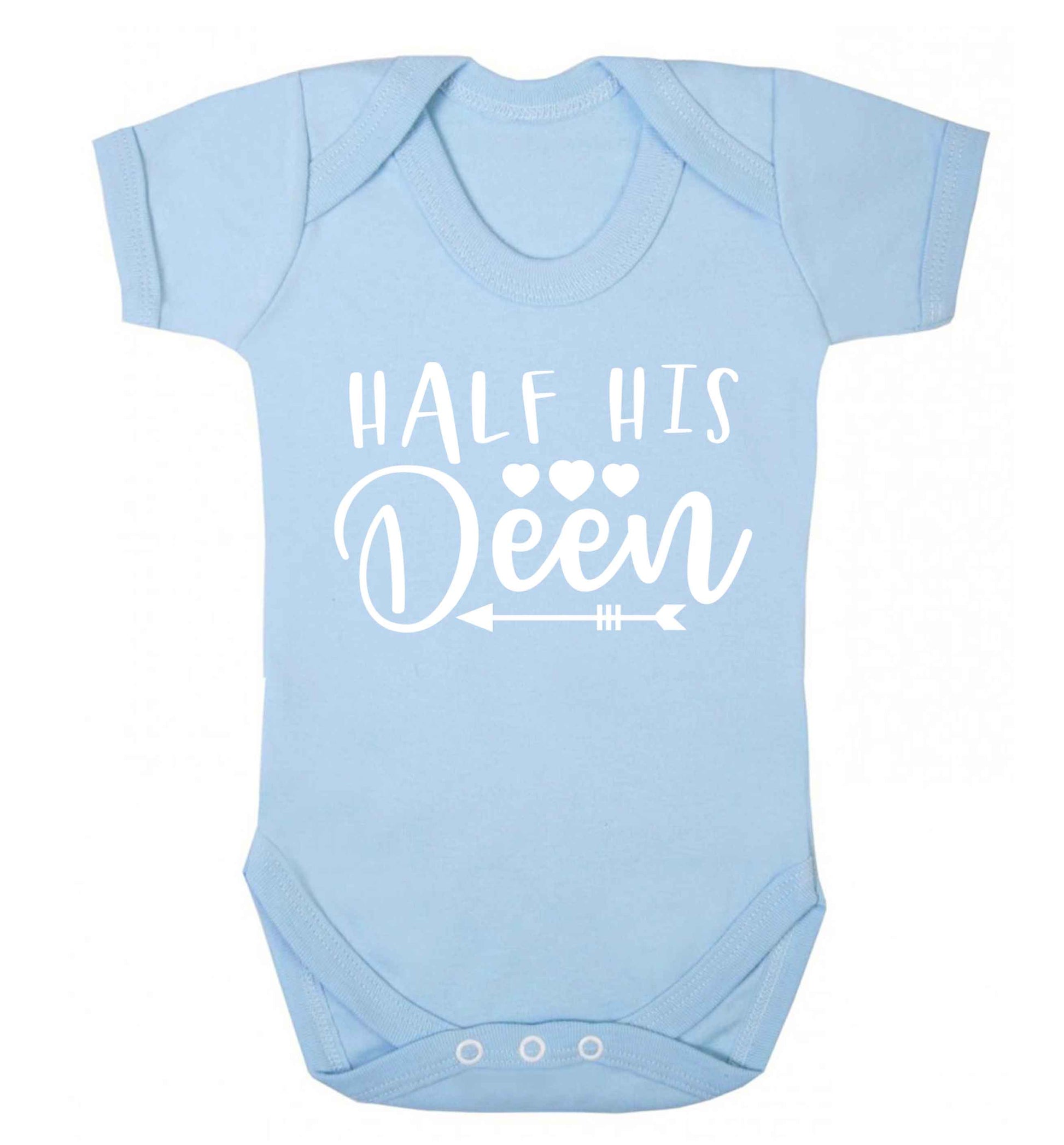Half his deen Baby Vest pale blue 18-24 months