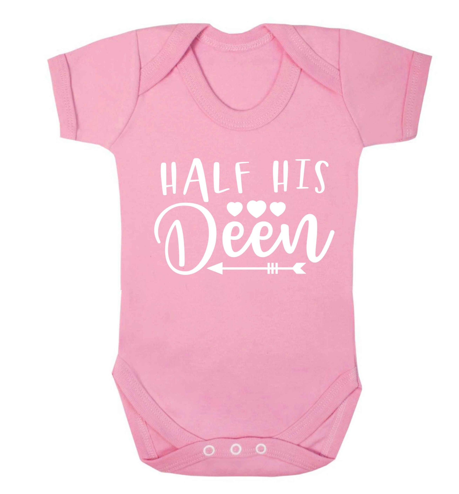 Half his deen Baby Vest pale pink 18-24 months