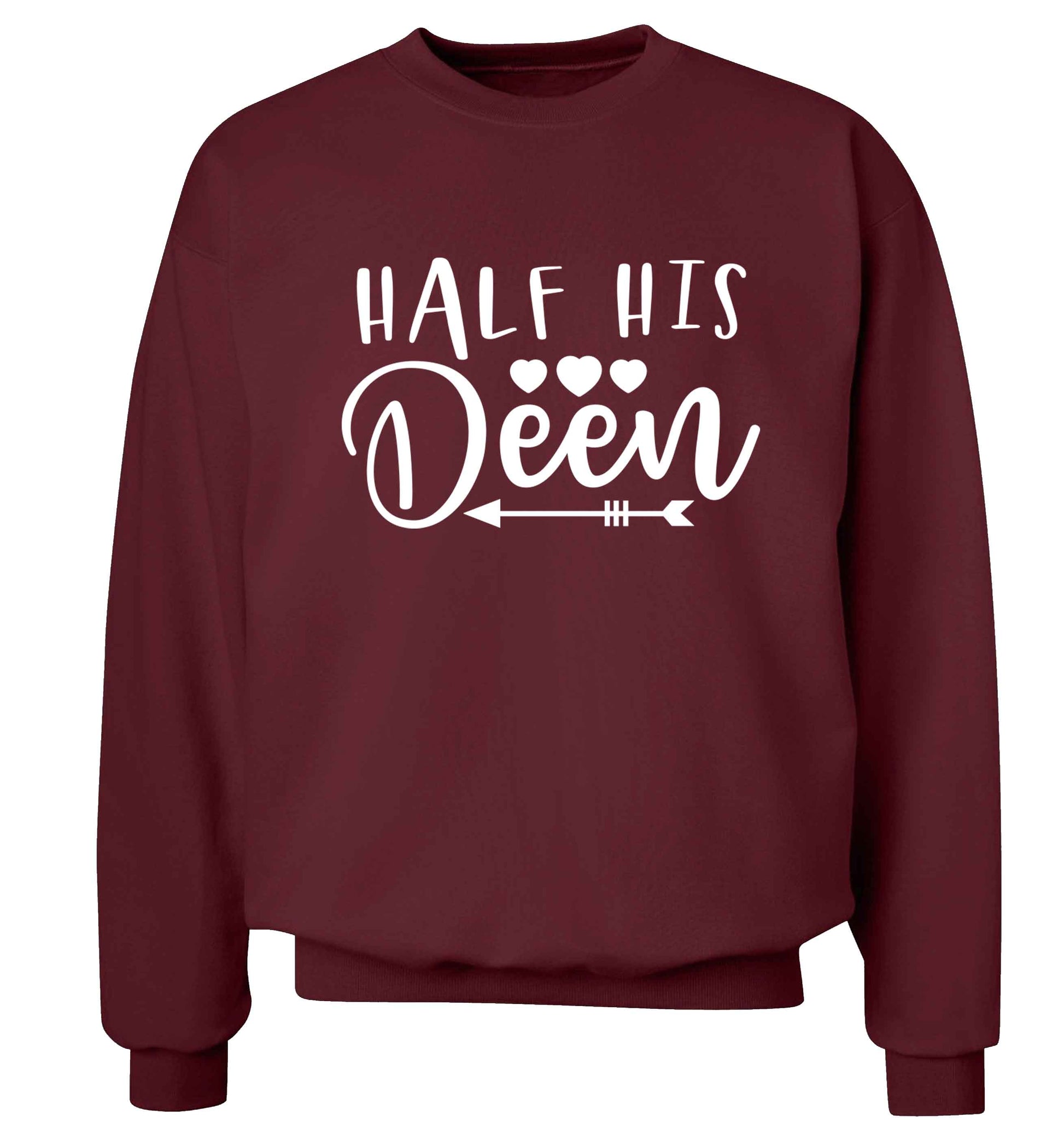 Half his deen Adult's unisex maroon Sweater 2XL