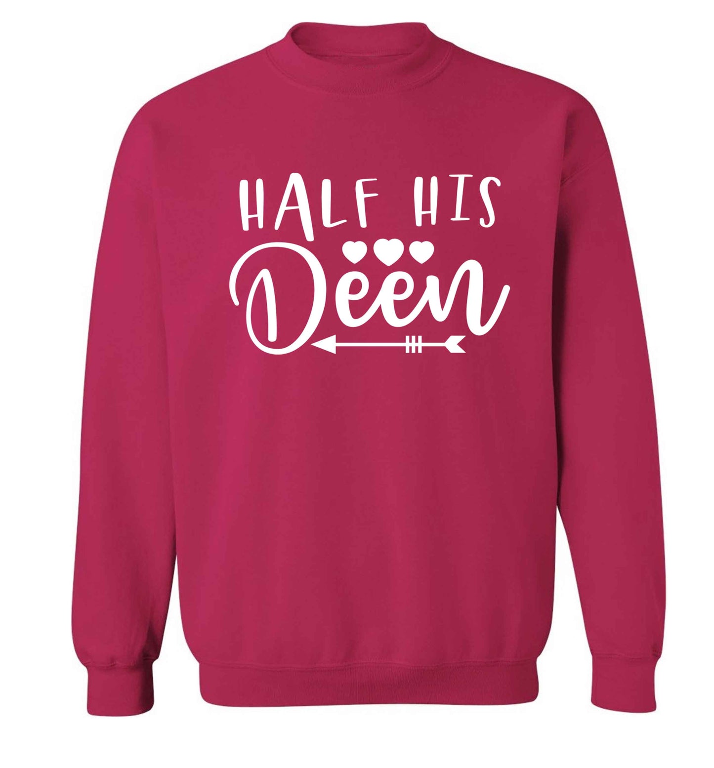 Half his deen Adult's unisex pink Sweater 2XL