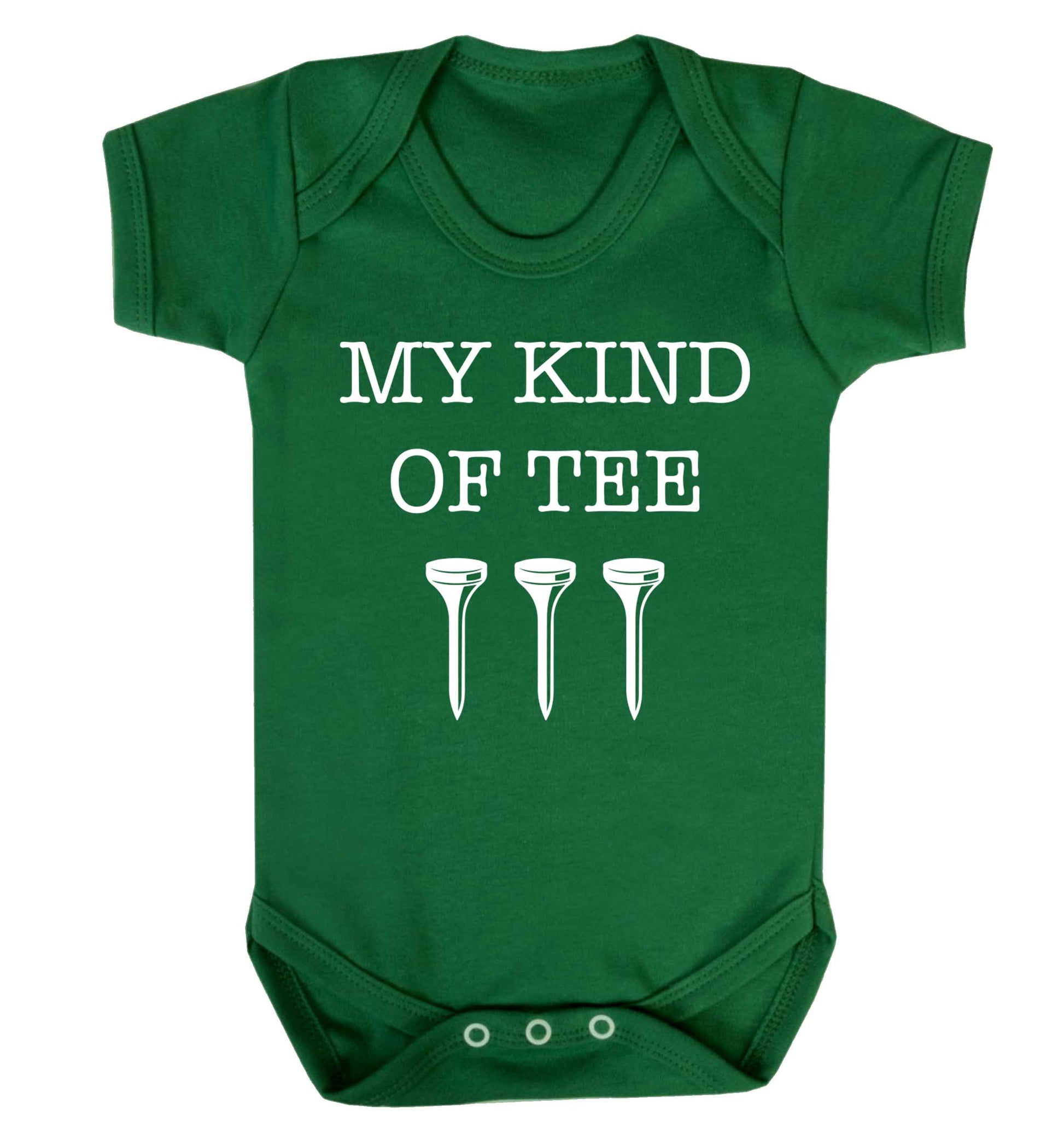 My kind of tee Baby Vest green 18-24 months