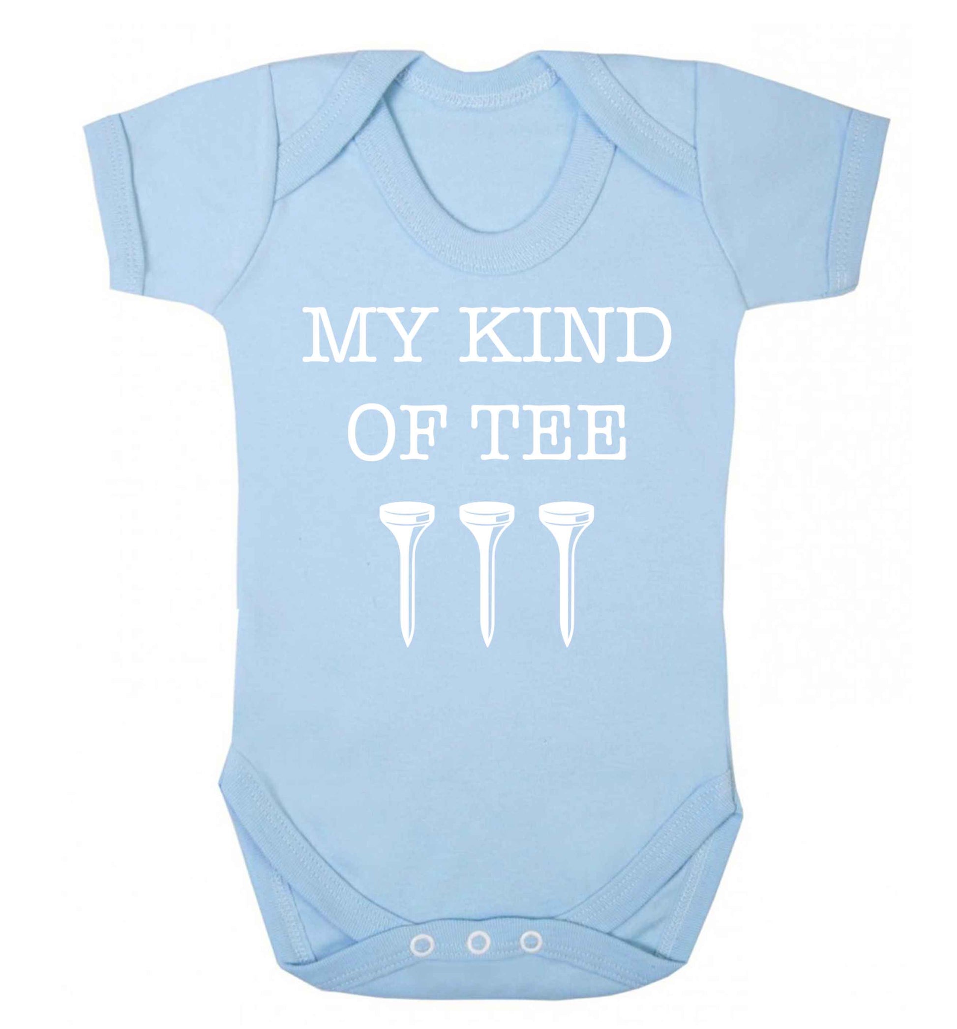 My kind of tee Baby Vest pale blue 18-24 months
