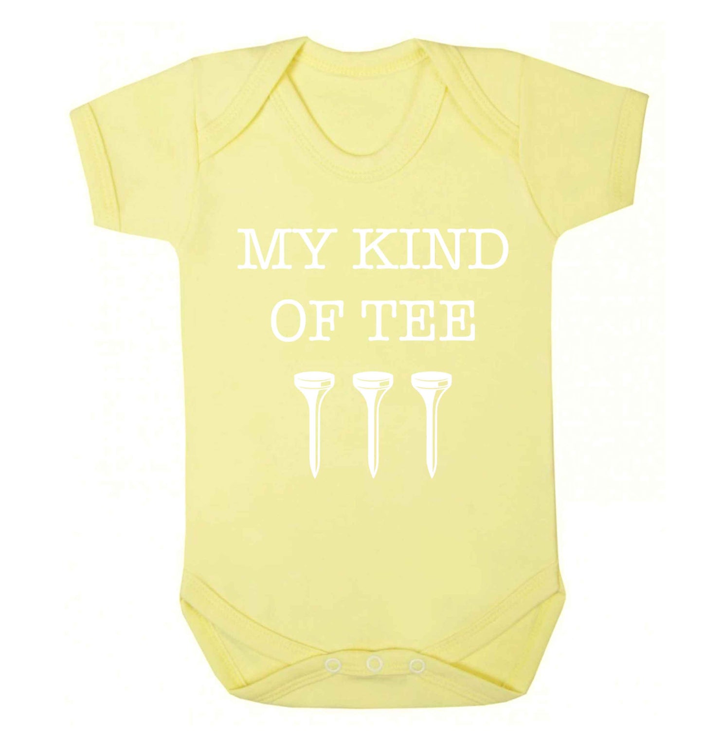My kind of tee Baby Vest pale yellow 18-24 months