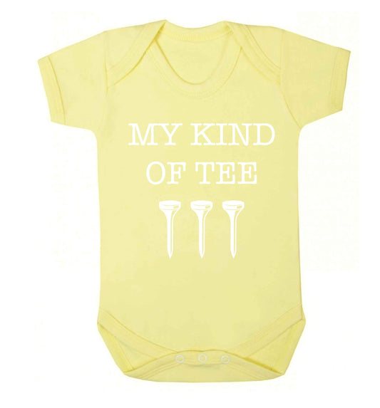 My kind of tee Baby Vest pale yellow 18-24 months