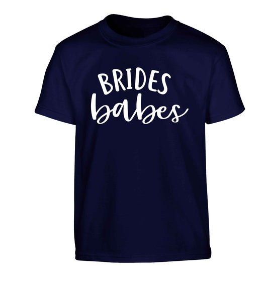 Brides Babes Children's navy Tshirt 12-13 Years