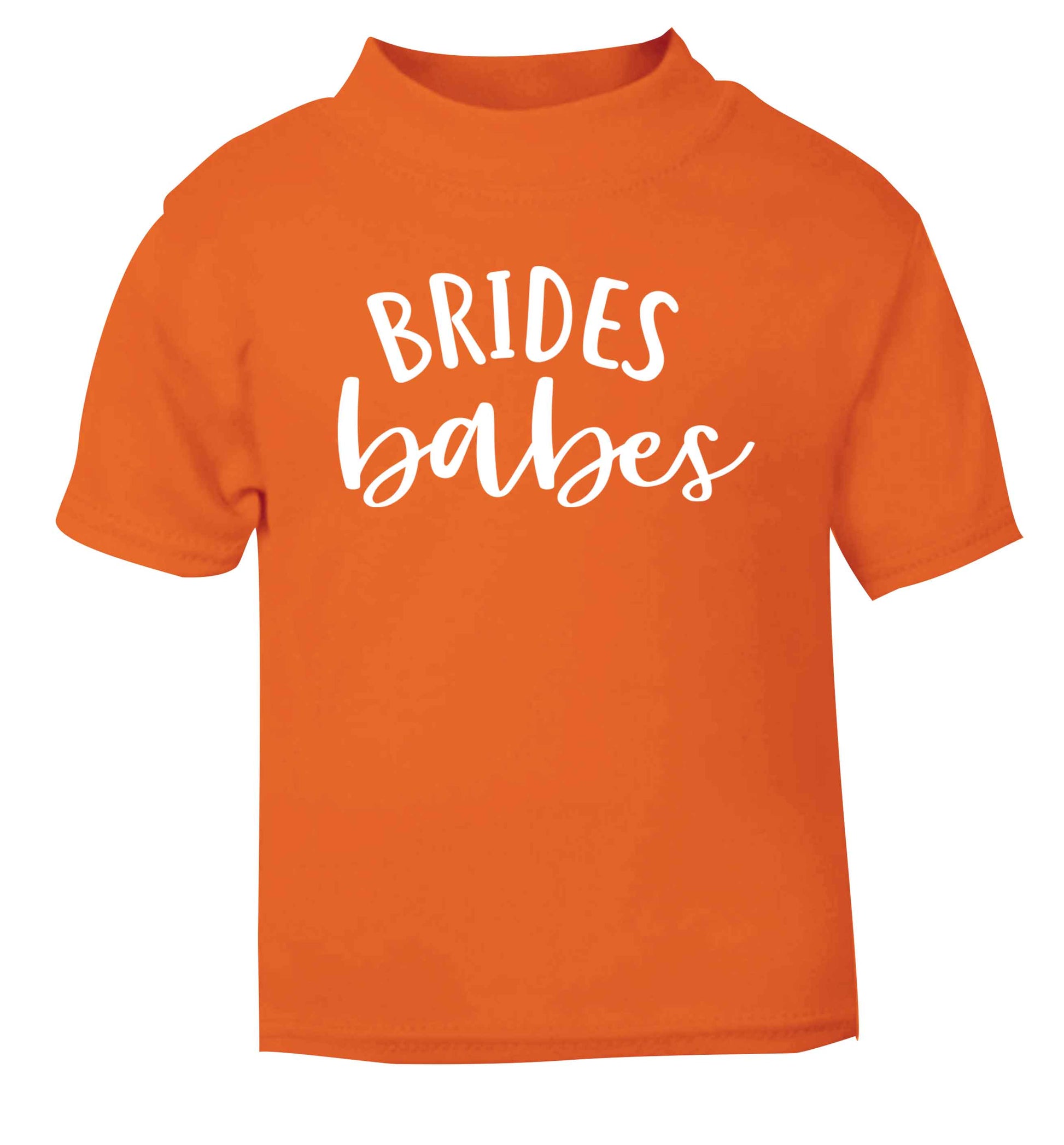 Brides Babes orange Baby Toddler Tshirt 2 Years