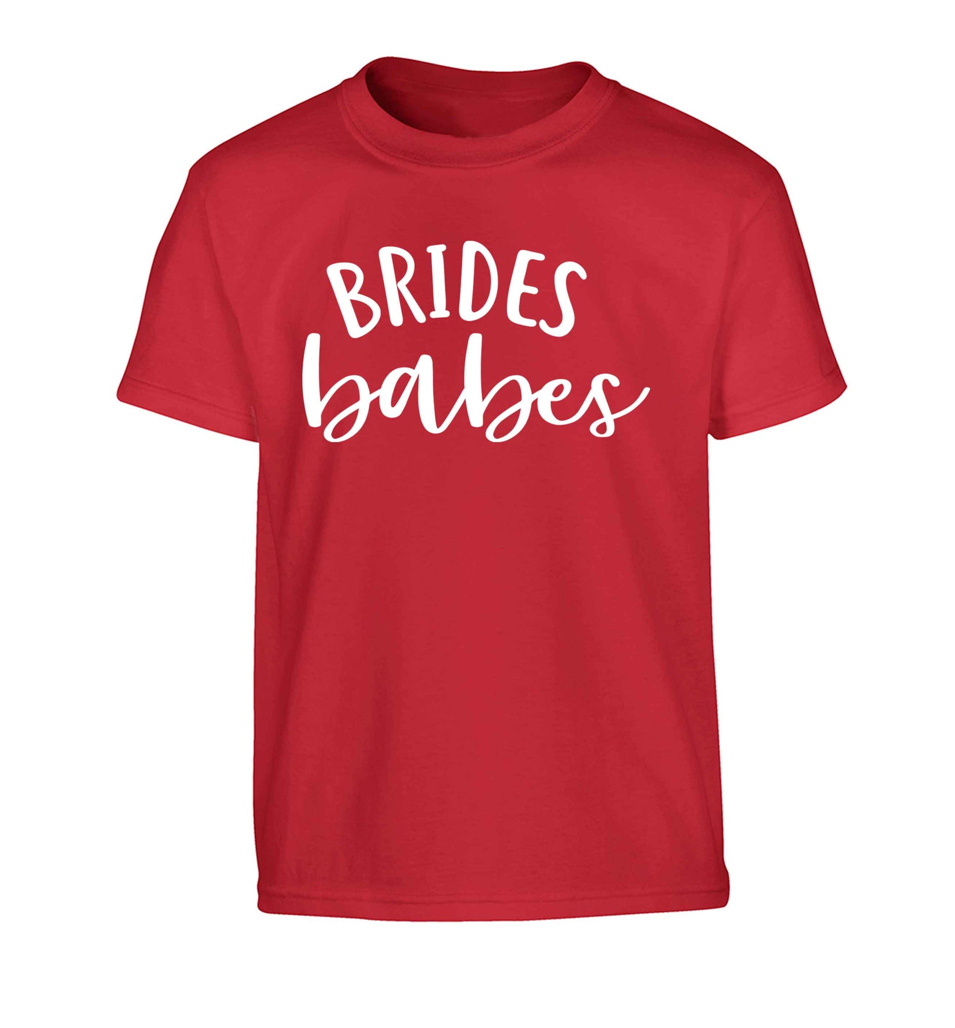 Brides Babes Children's red Tshirt 12-13 Years