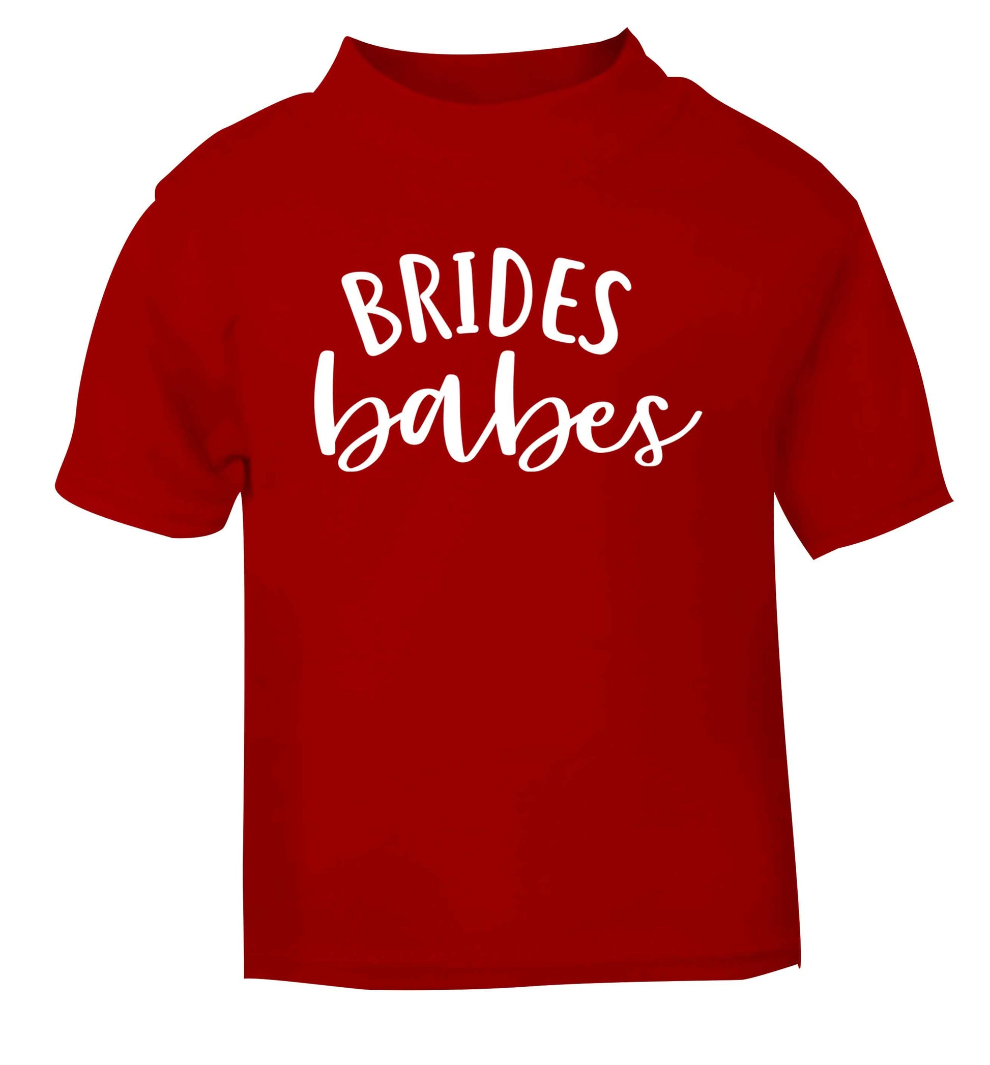 Brides Babes red Baby Toddler Tshirt 2 Years