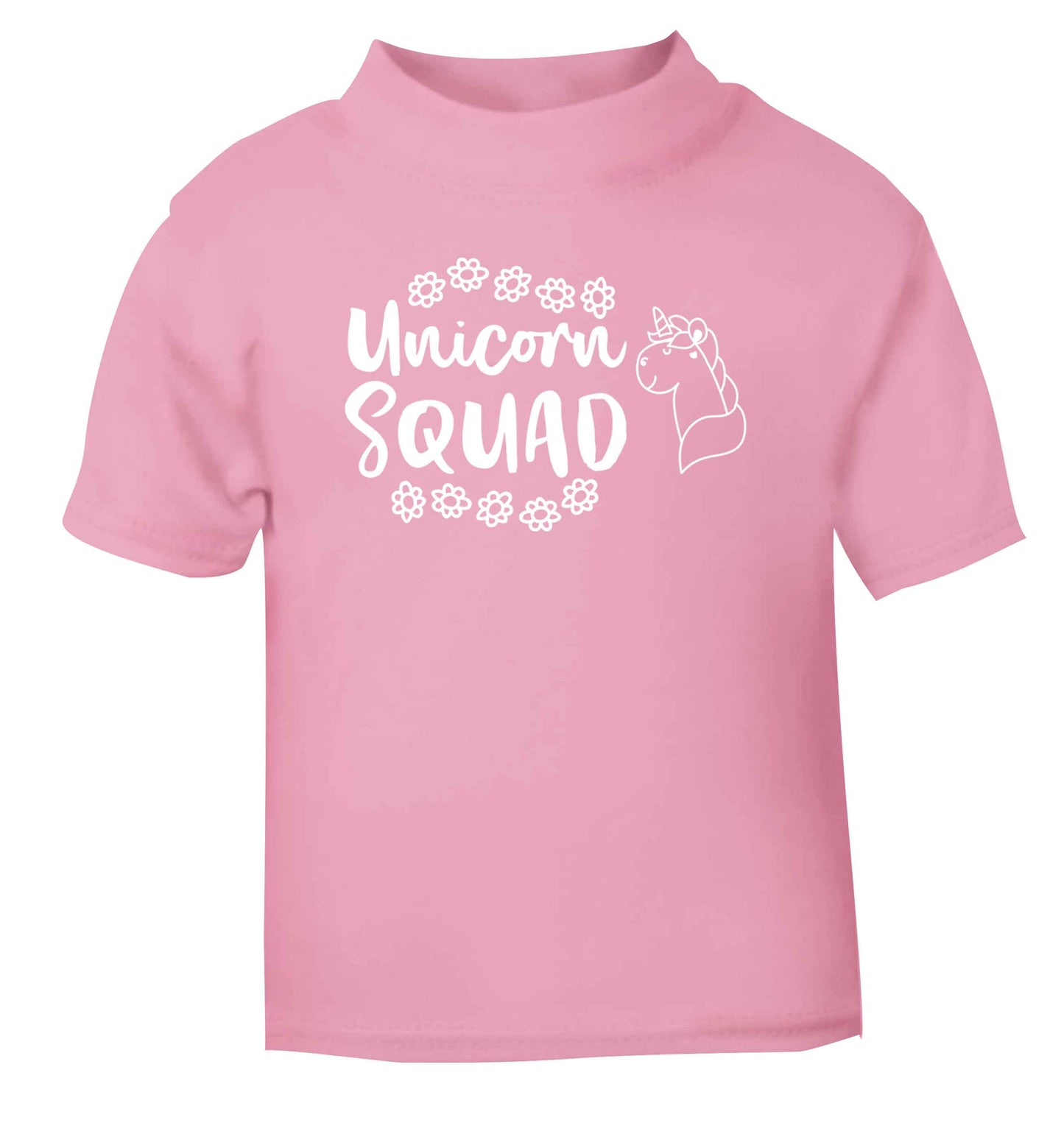 Unicorn Squad light pink Baby Toddler Tshirt 2 Years