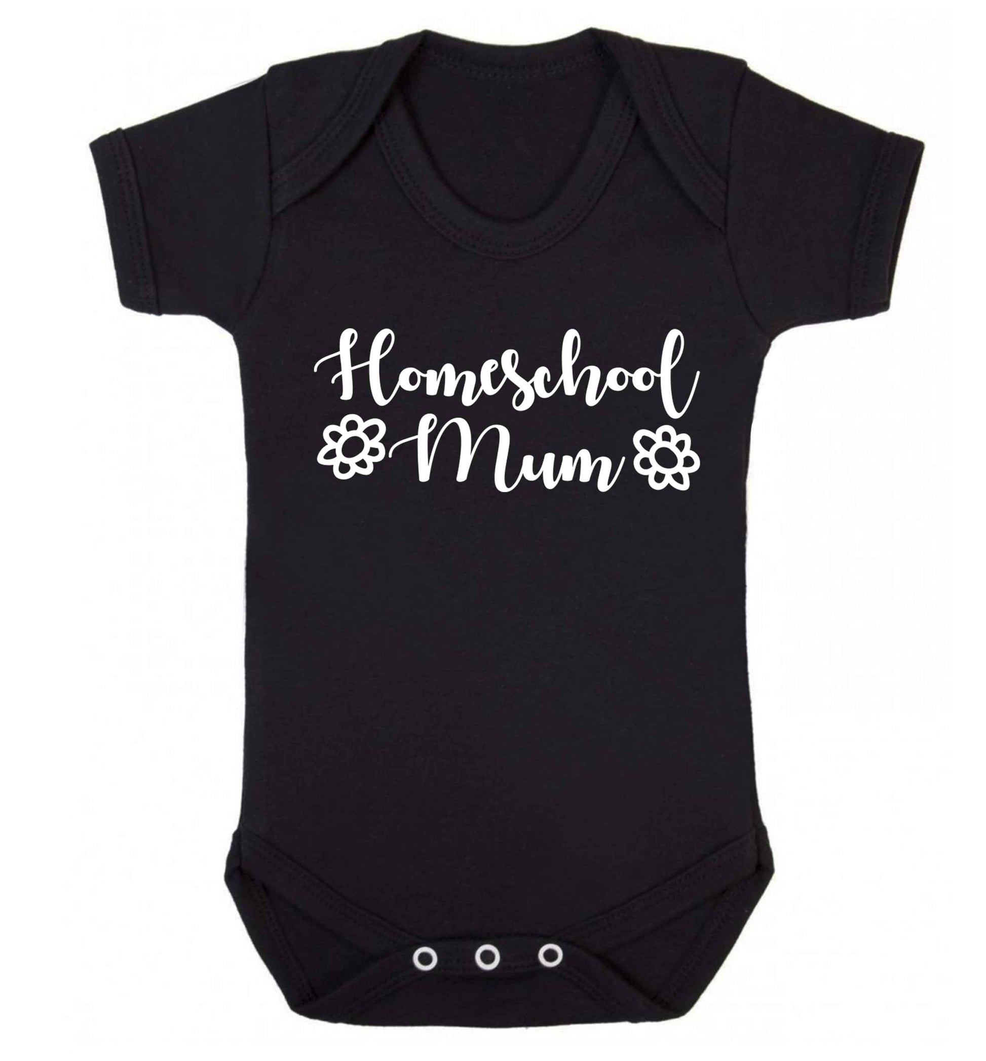 Homeschool mum Baby Vest black 18-24 months