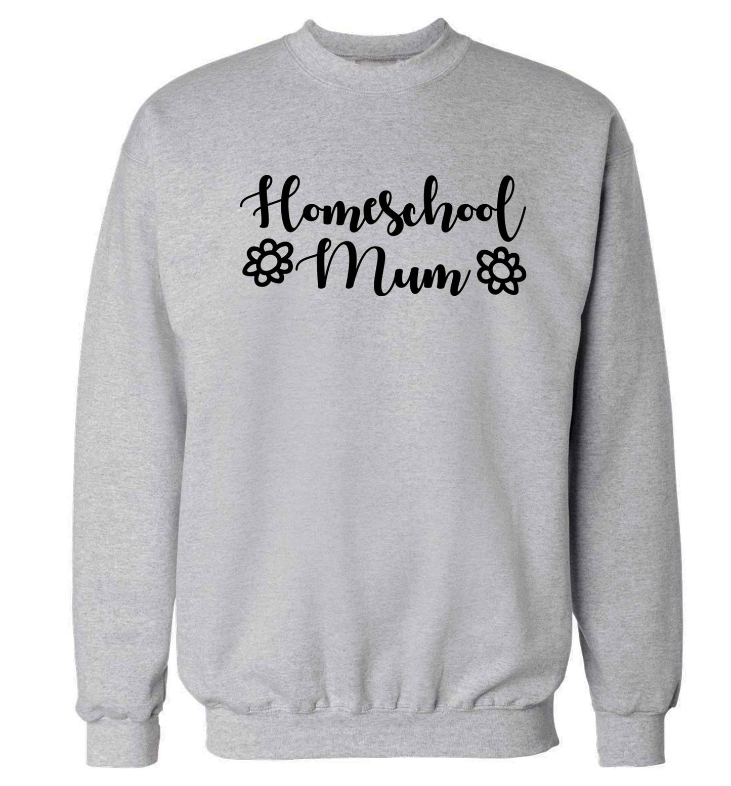 Homeschool mum Adult's unisex grey Sweater 2XL