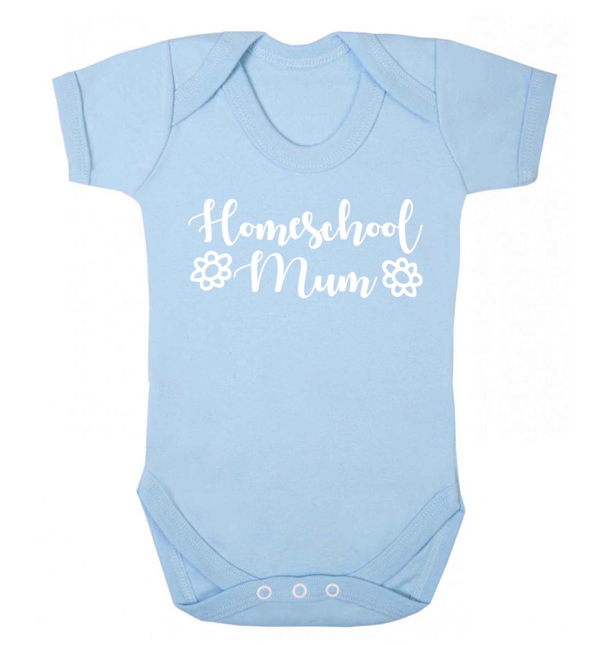 Homeschool mum Baby Vest pale blue 18-24 months