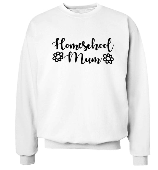 Homeschool mum Adult's unisex white Sweater 2XL