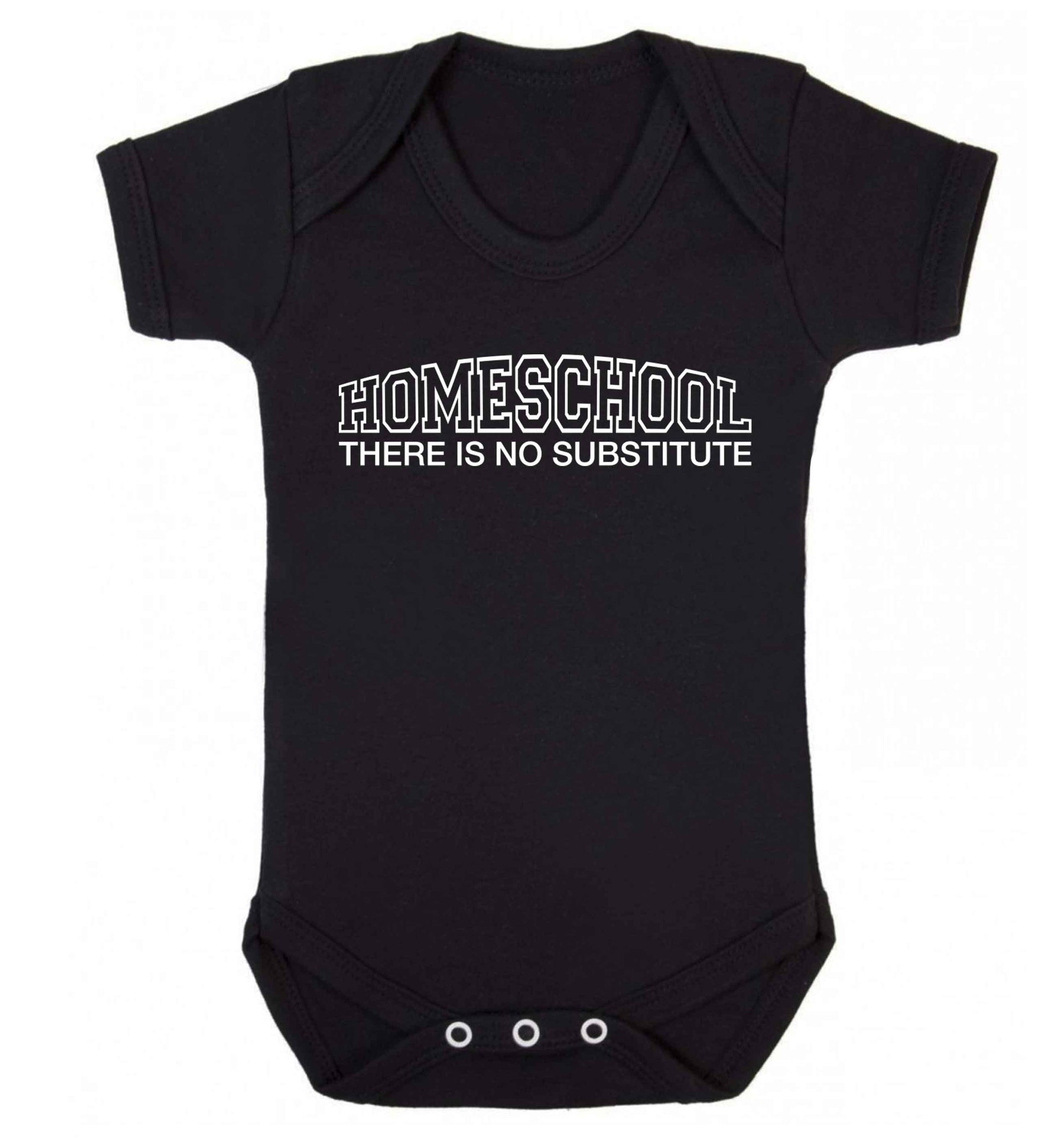 Homeschool there is not substitute Baby Vest black 18-24 months