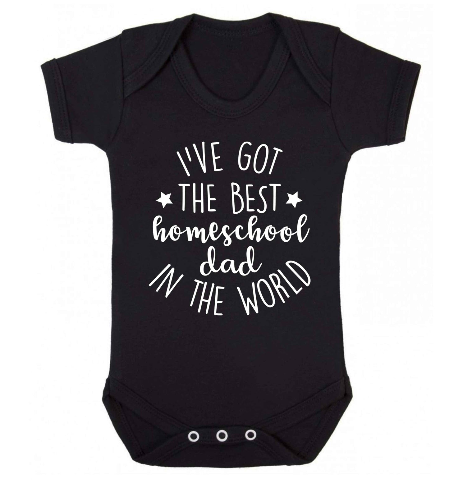 I've got the best homeschool dad in the world Baby Vest black 18-24 months