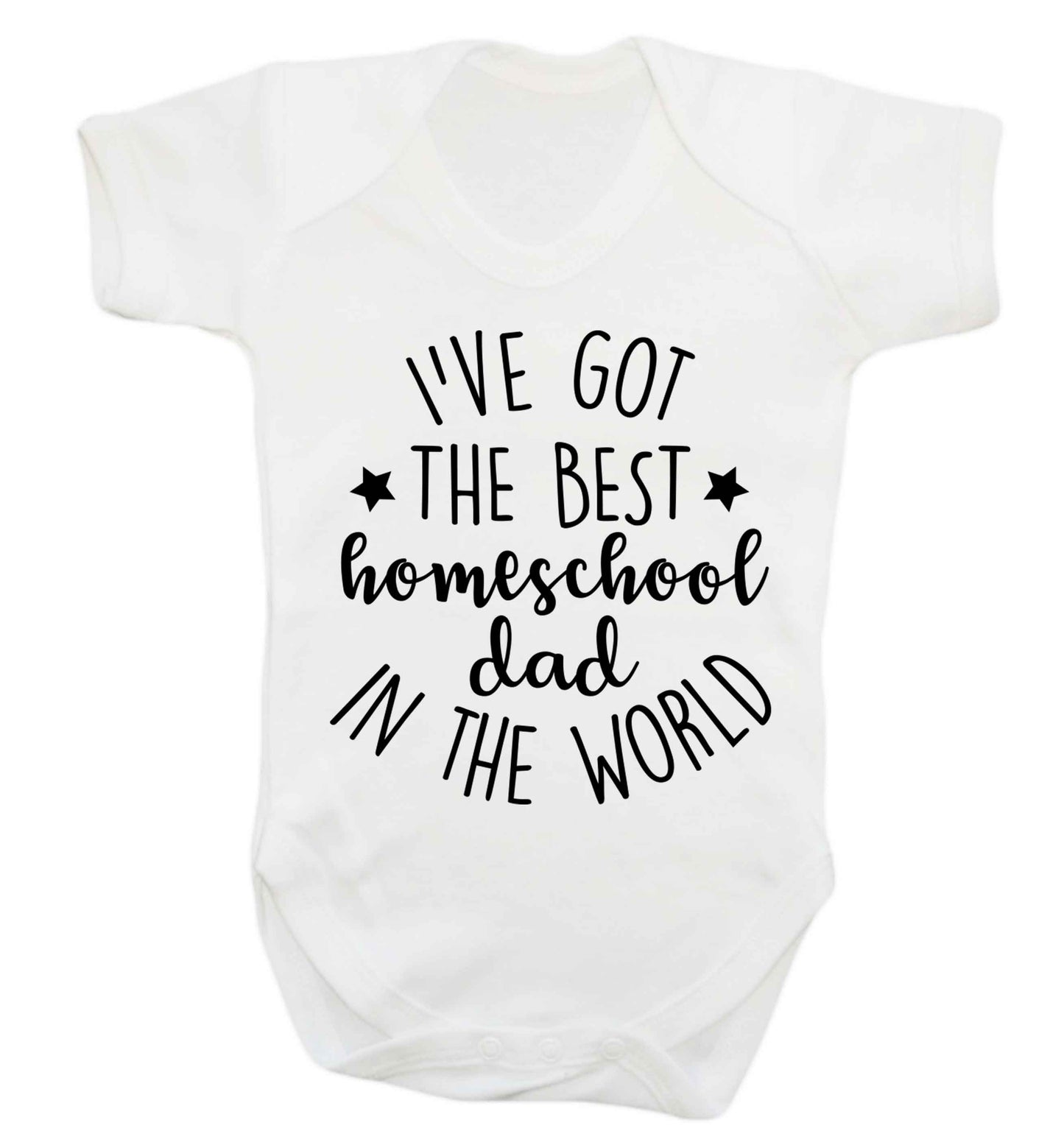 I've got the best homeschool dad in the world Baby Vest white 18-24 months